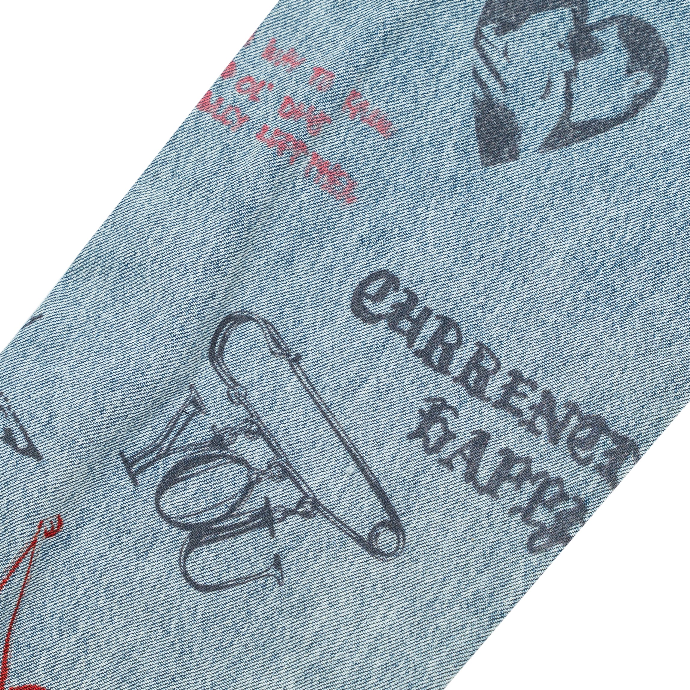 Graffiti Denim - Blue Wash