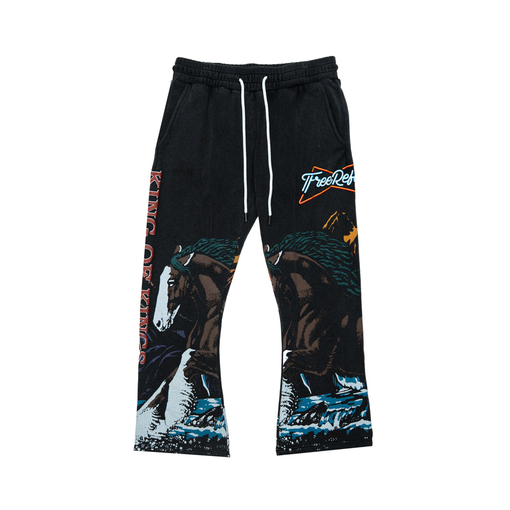 Kings Flare Sweatpants - Vintage Grey