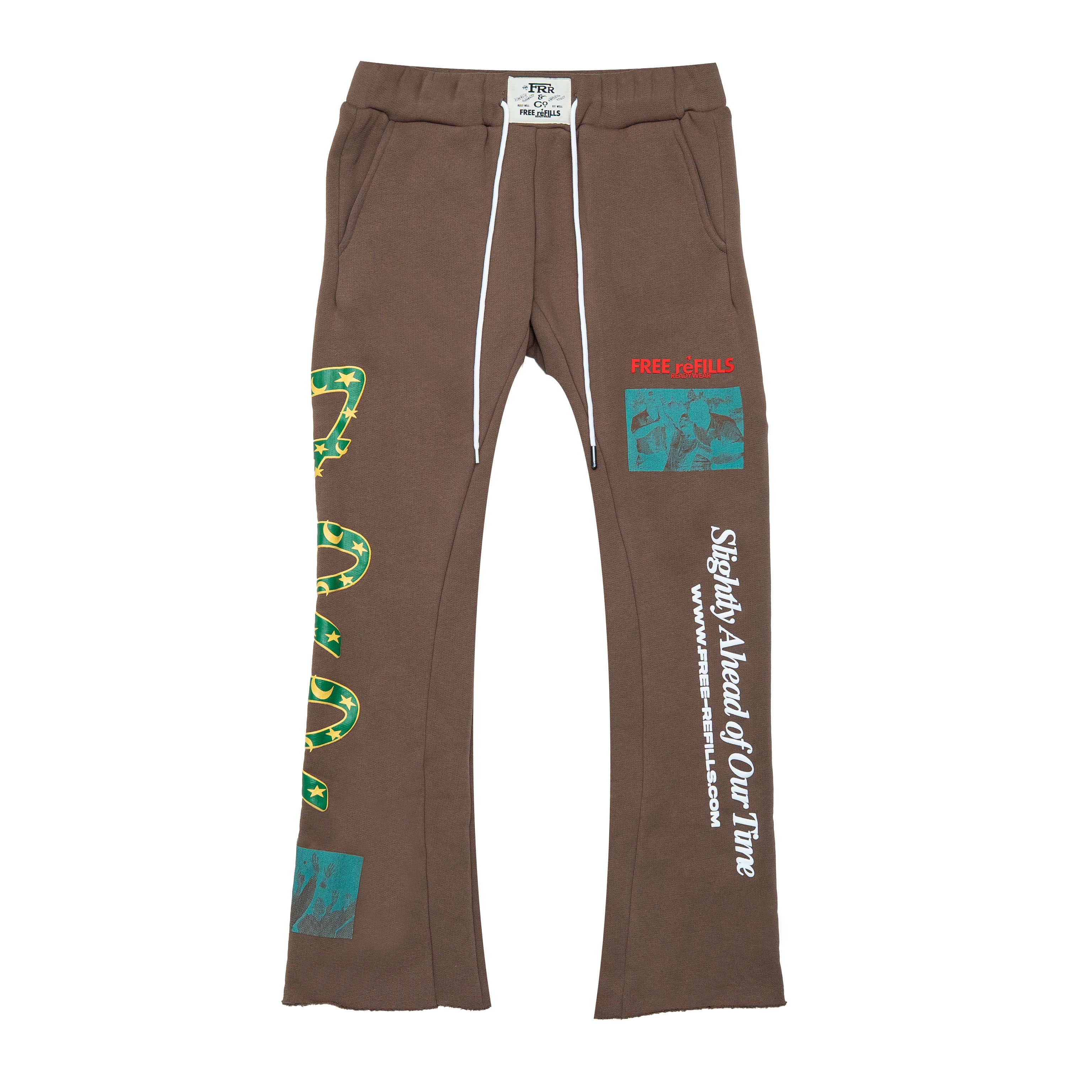 Psychic Flare Sweatpants - Brown
