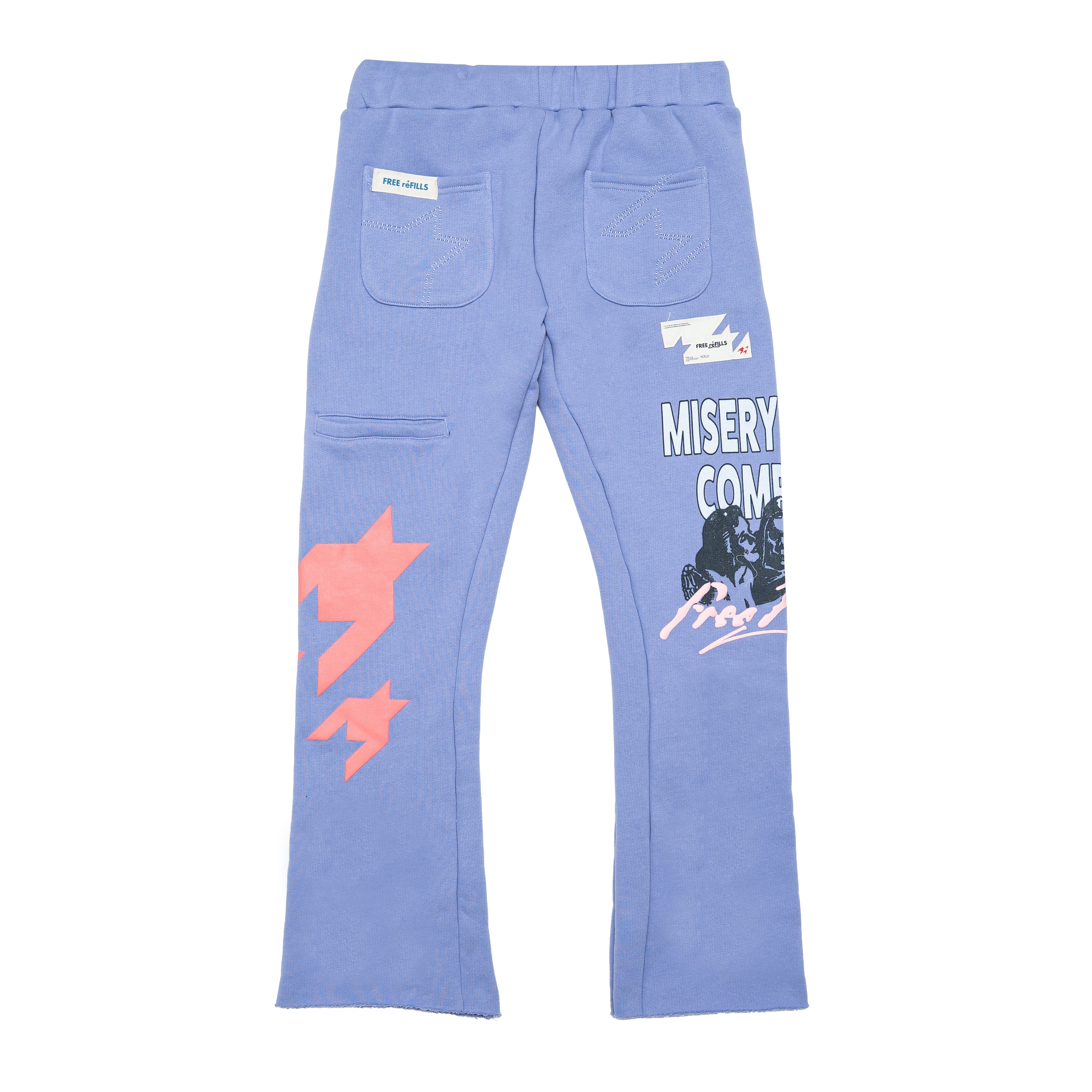 Misery Flare Sweatpants - Purple