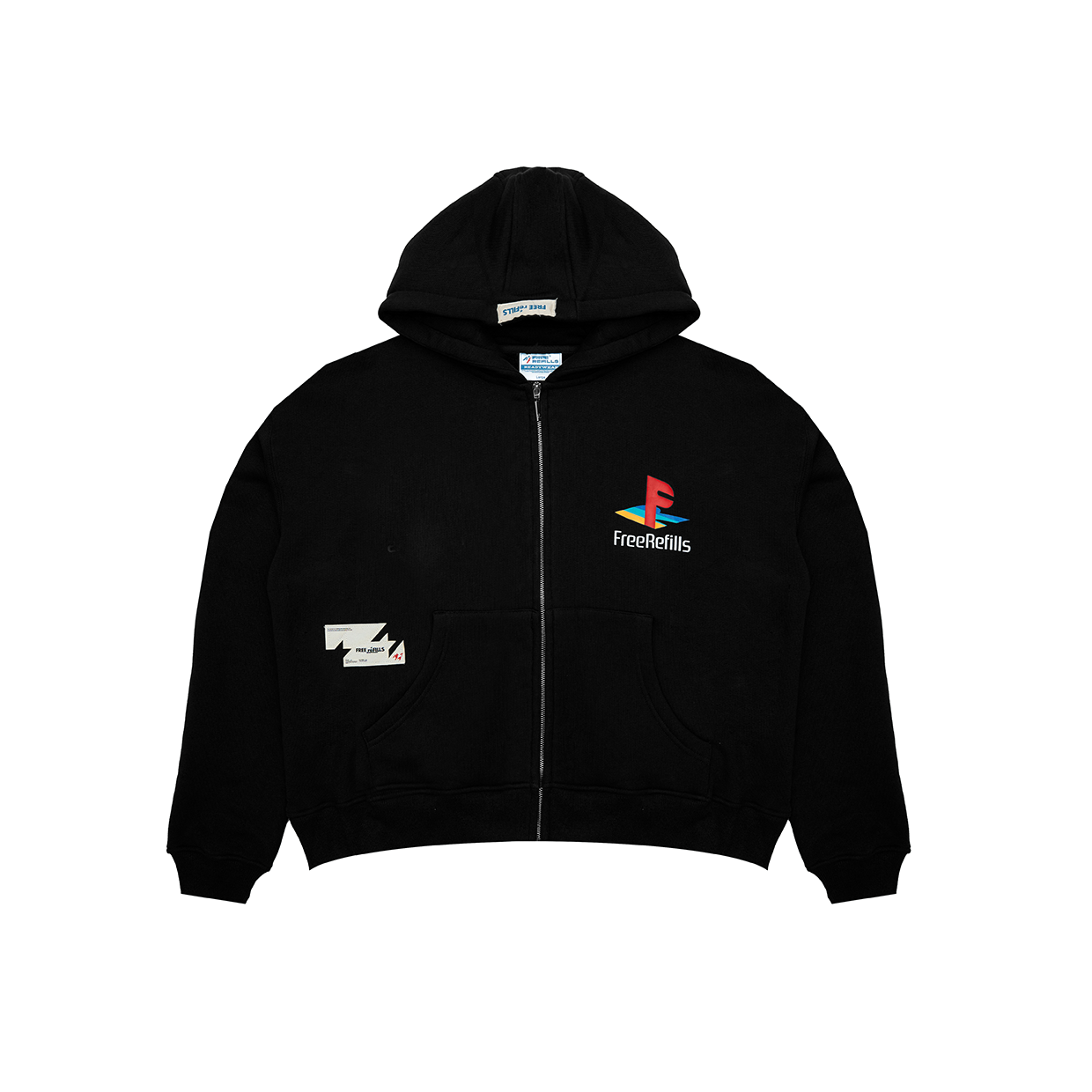 PS Zip-Up Hoodie - Black