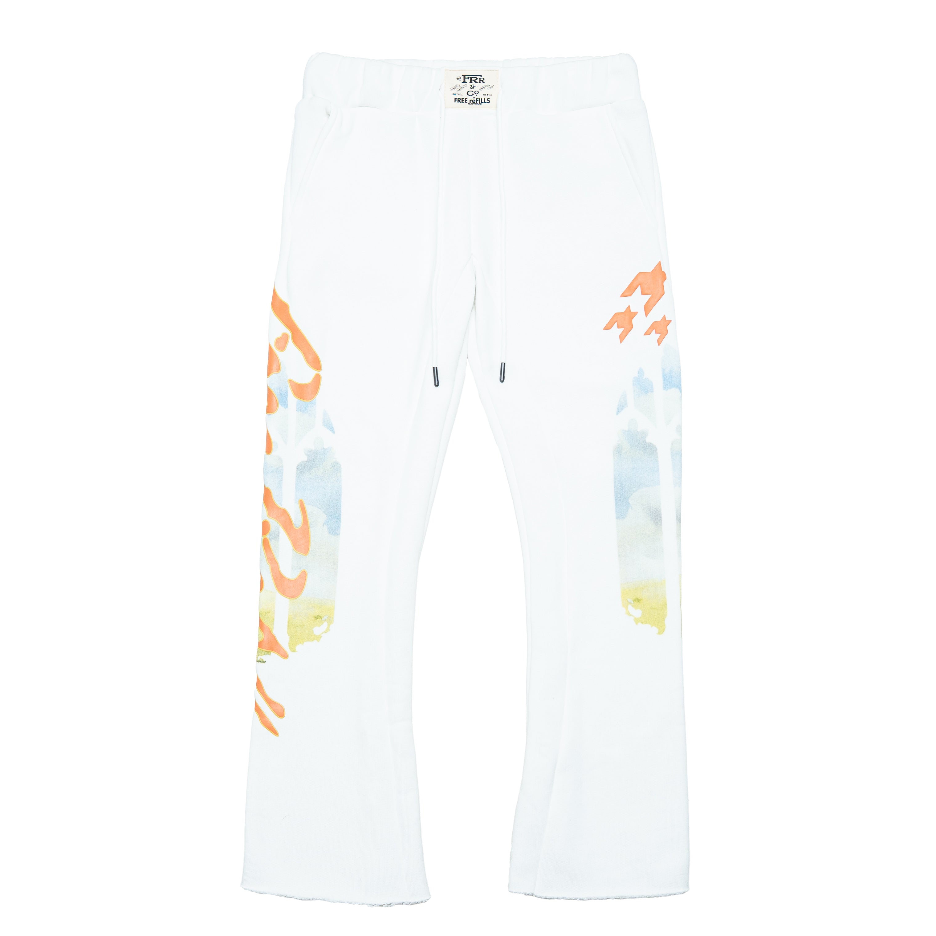 Rehab Flare Sweatpants - Off White