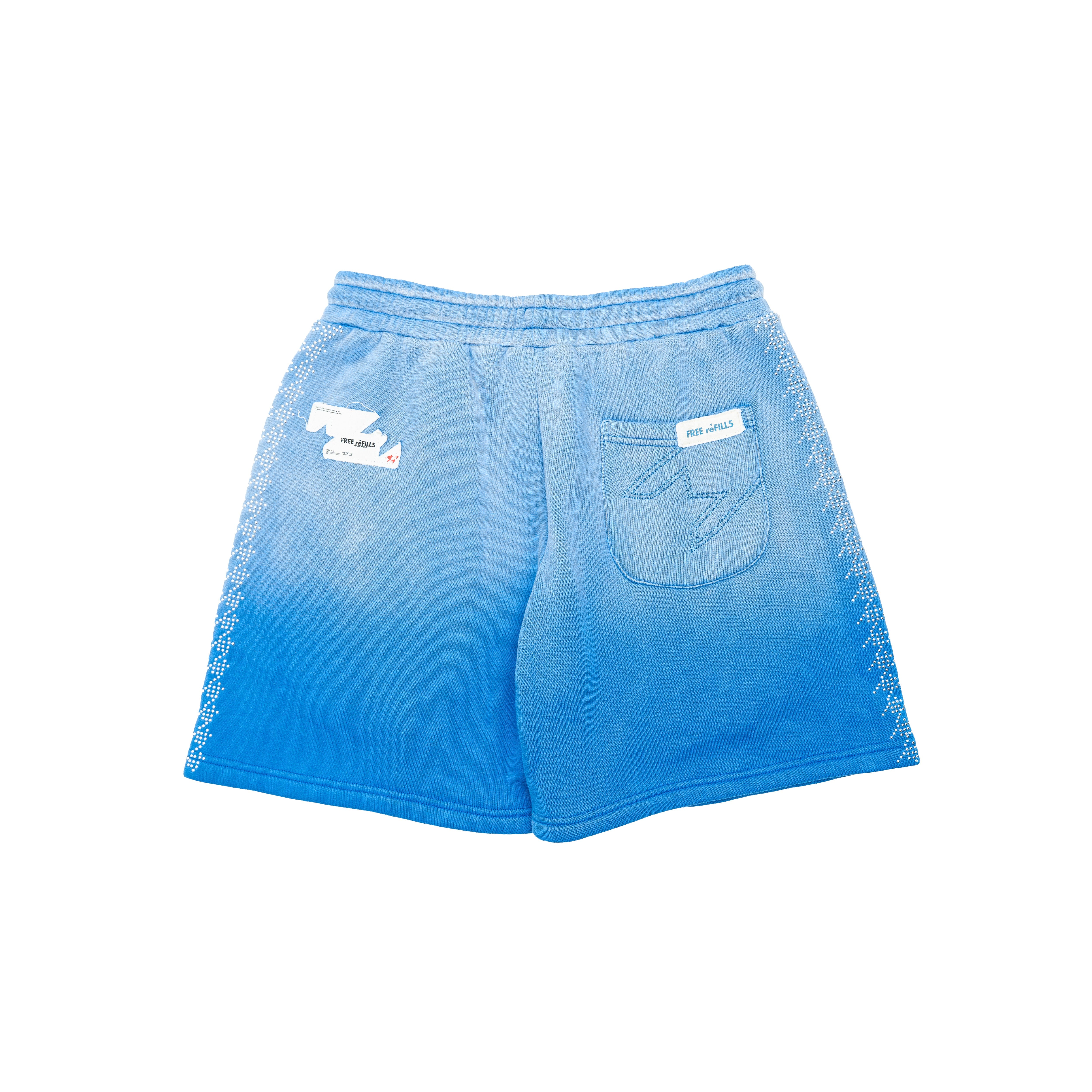 FR Star Stud Shorts - Blue