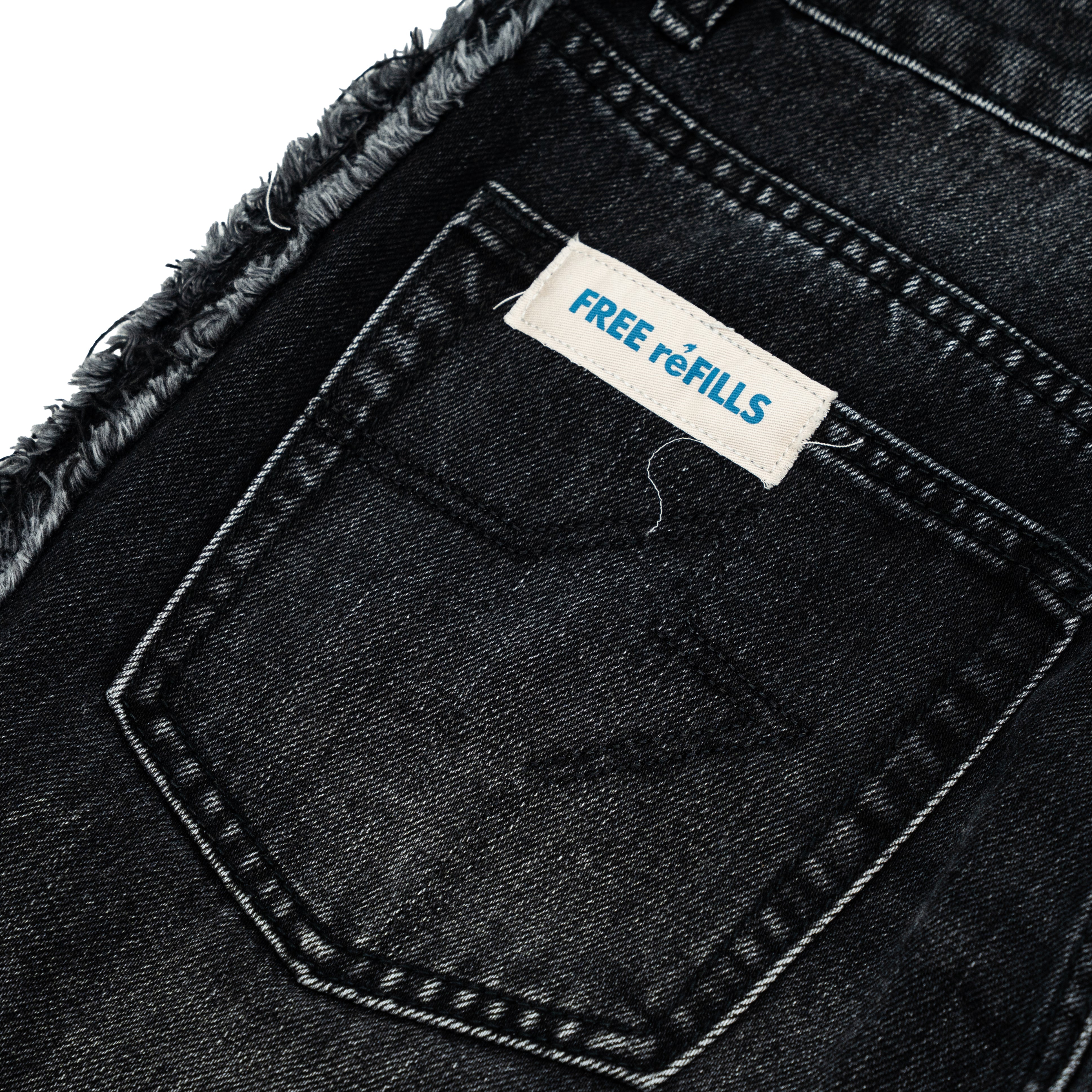 Core Denim Pants - Black