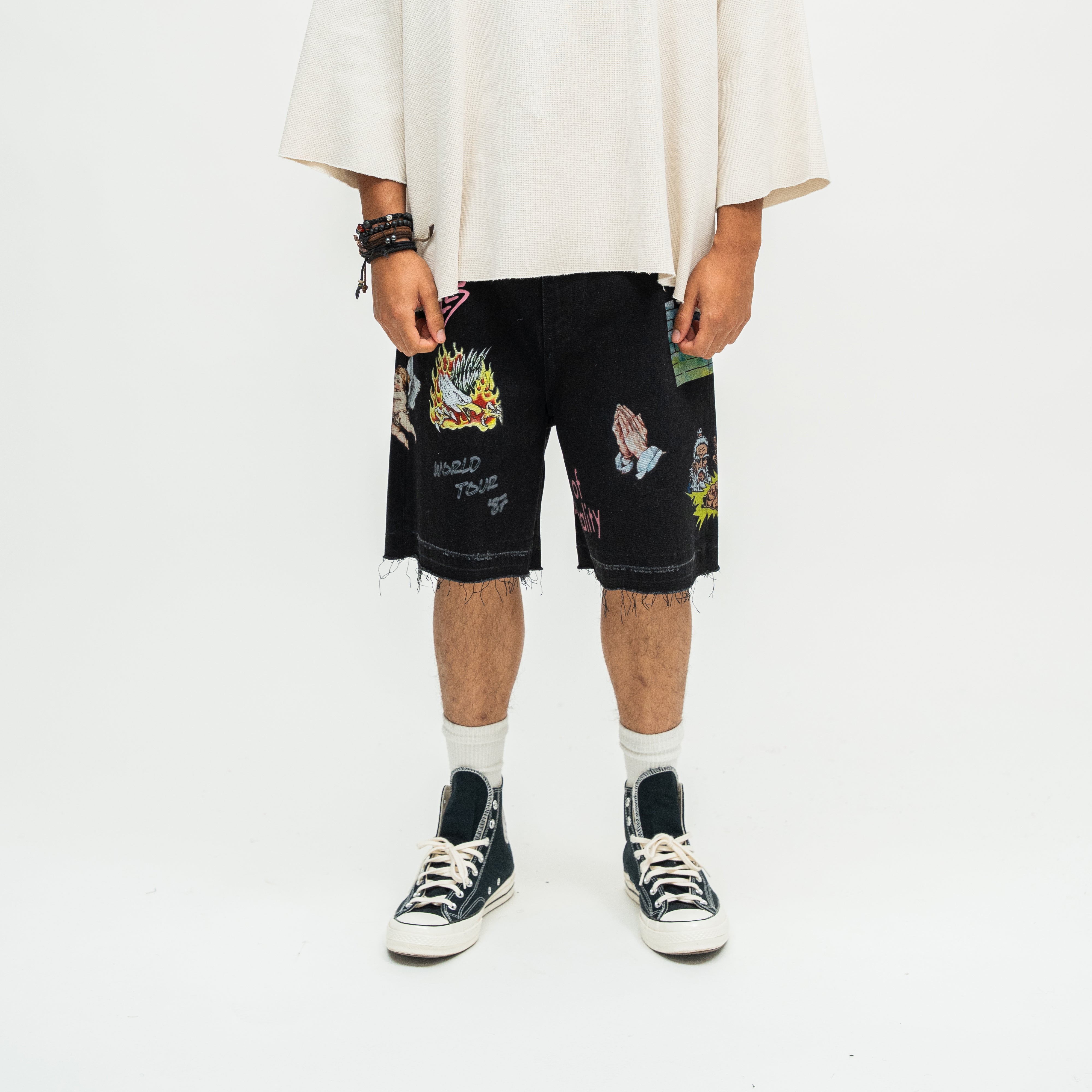 Floyd Denim Jorts - Black Wash