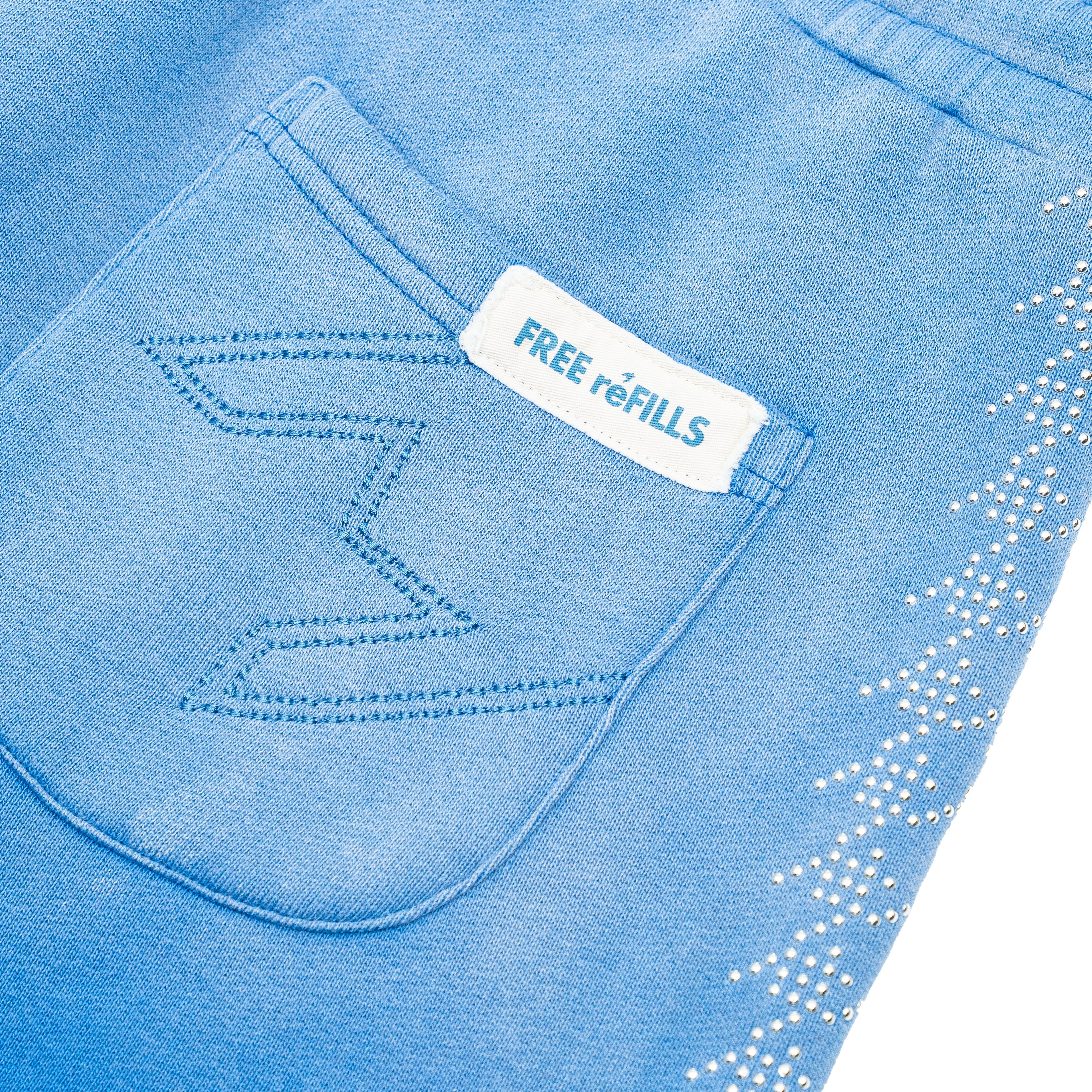 FR Star Stud Shorts - Blue
