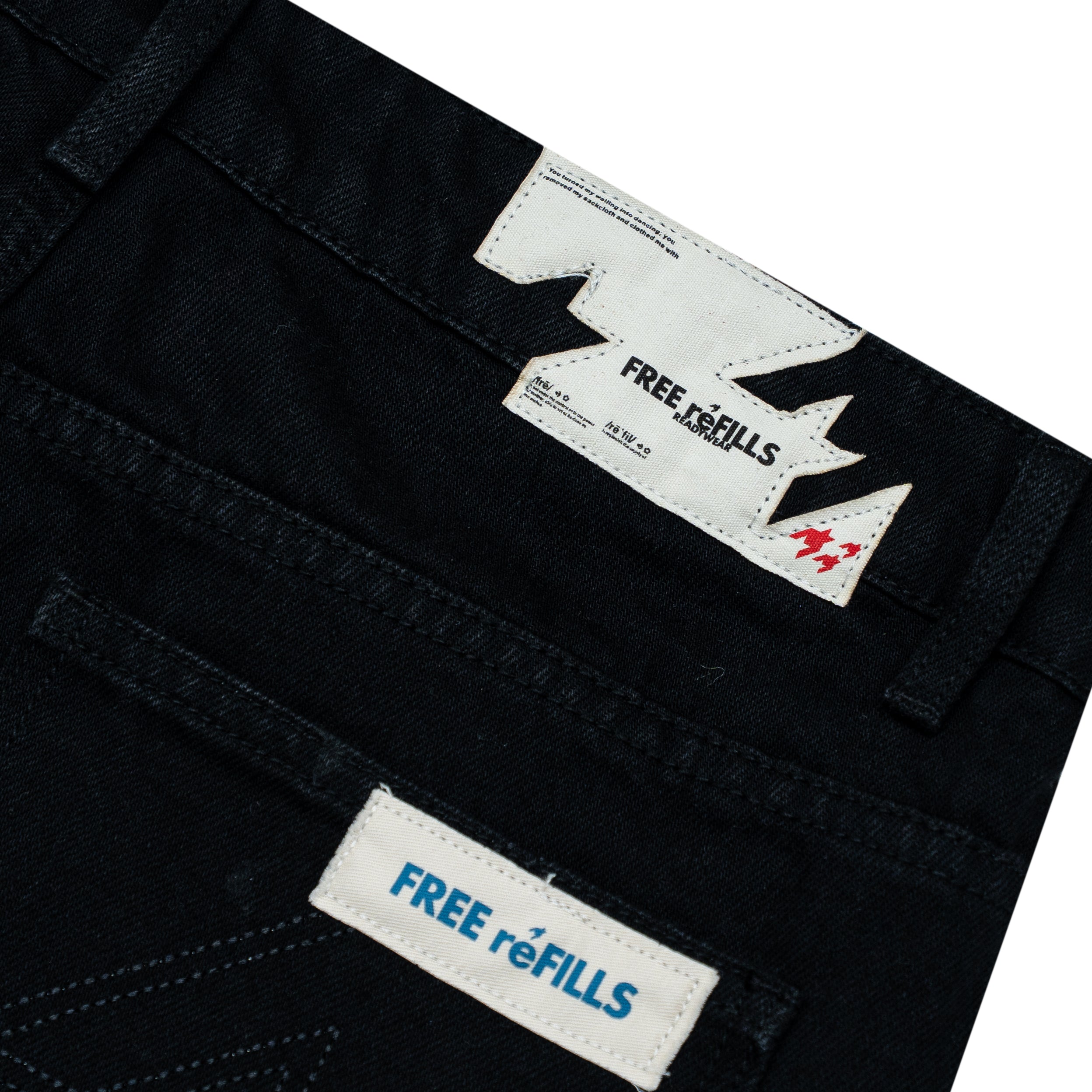 Patchwork Denim - Black Wash