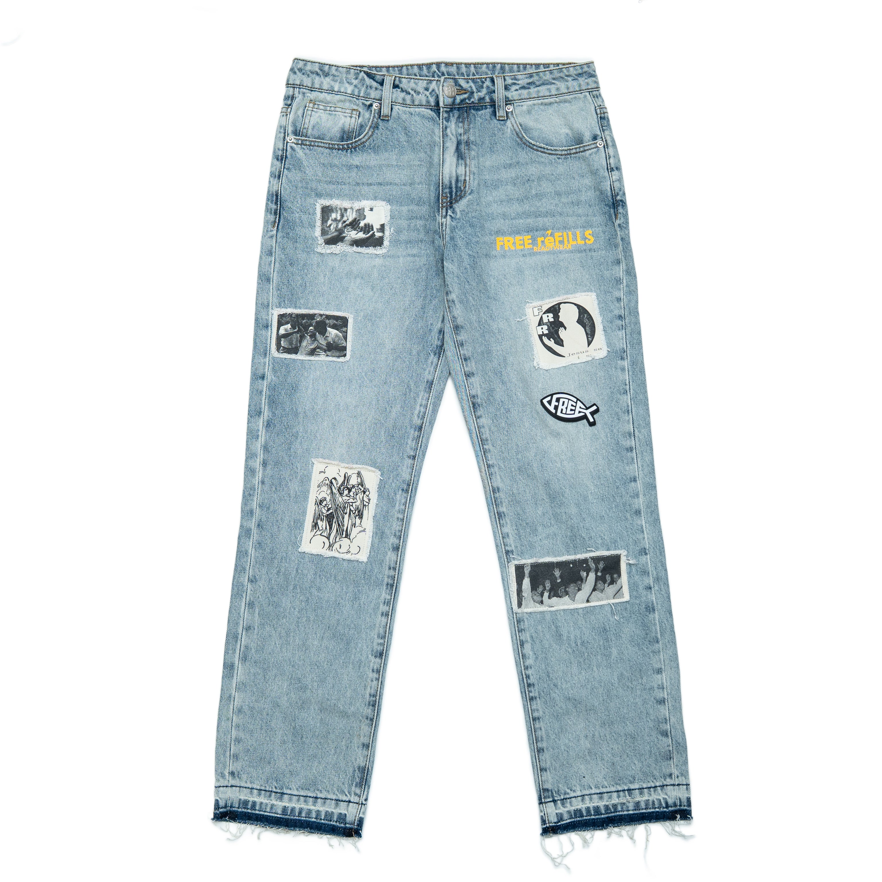 Patchwork Denim - Blue Wash