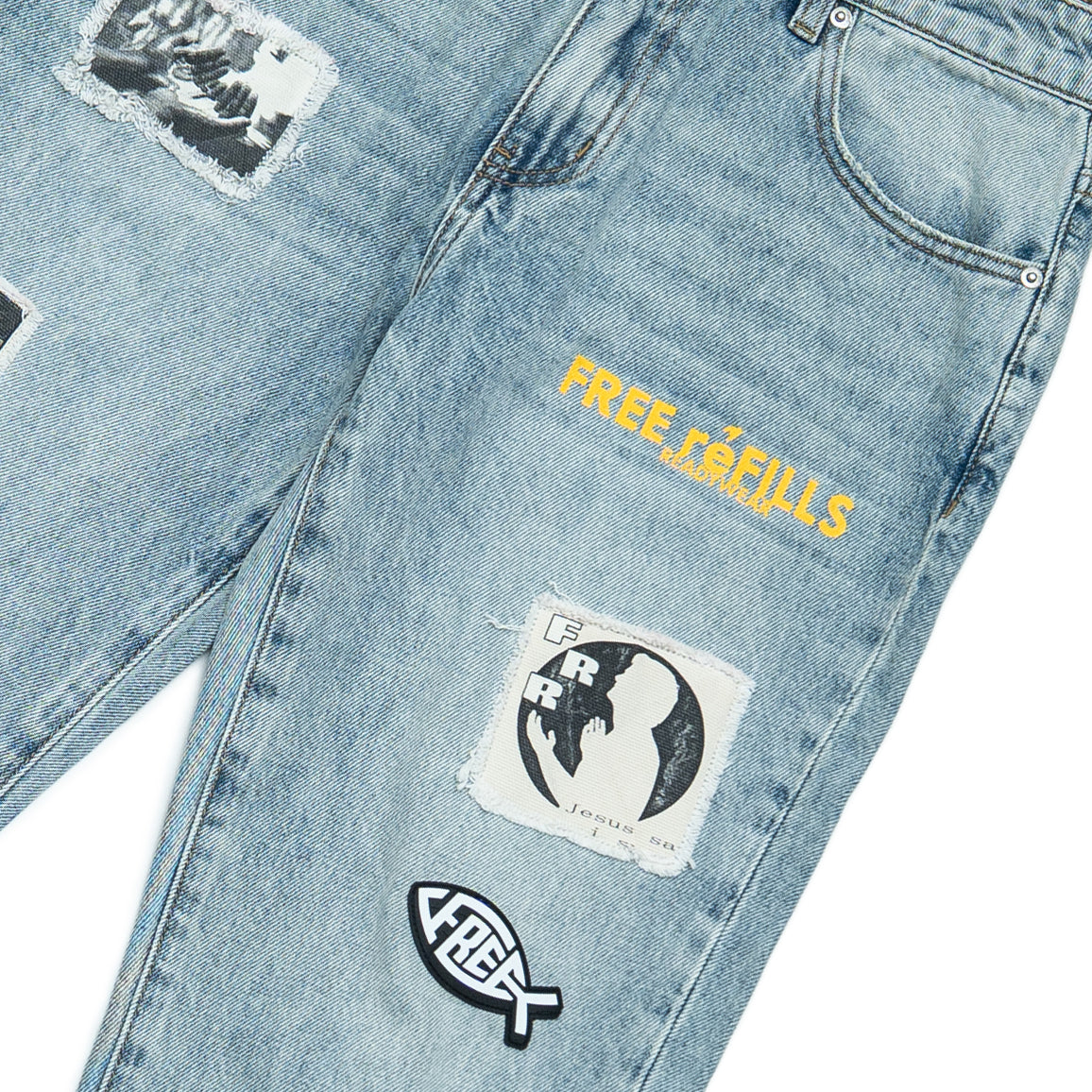 Patchwork Denim - Blue Wash