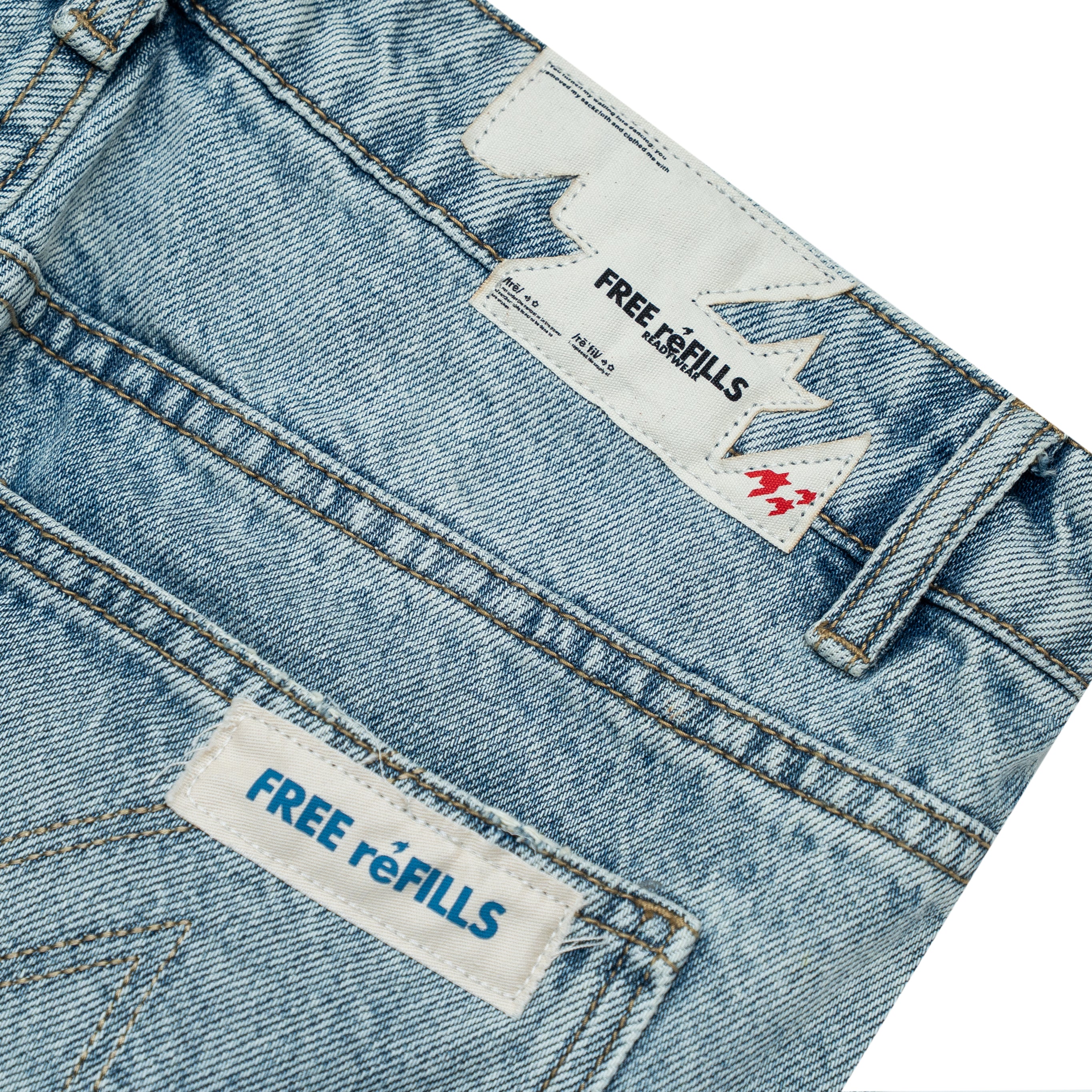 Patchwork Denim - Blue Wash