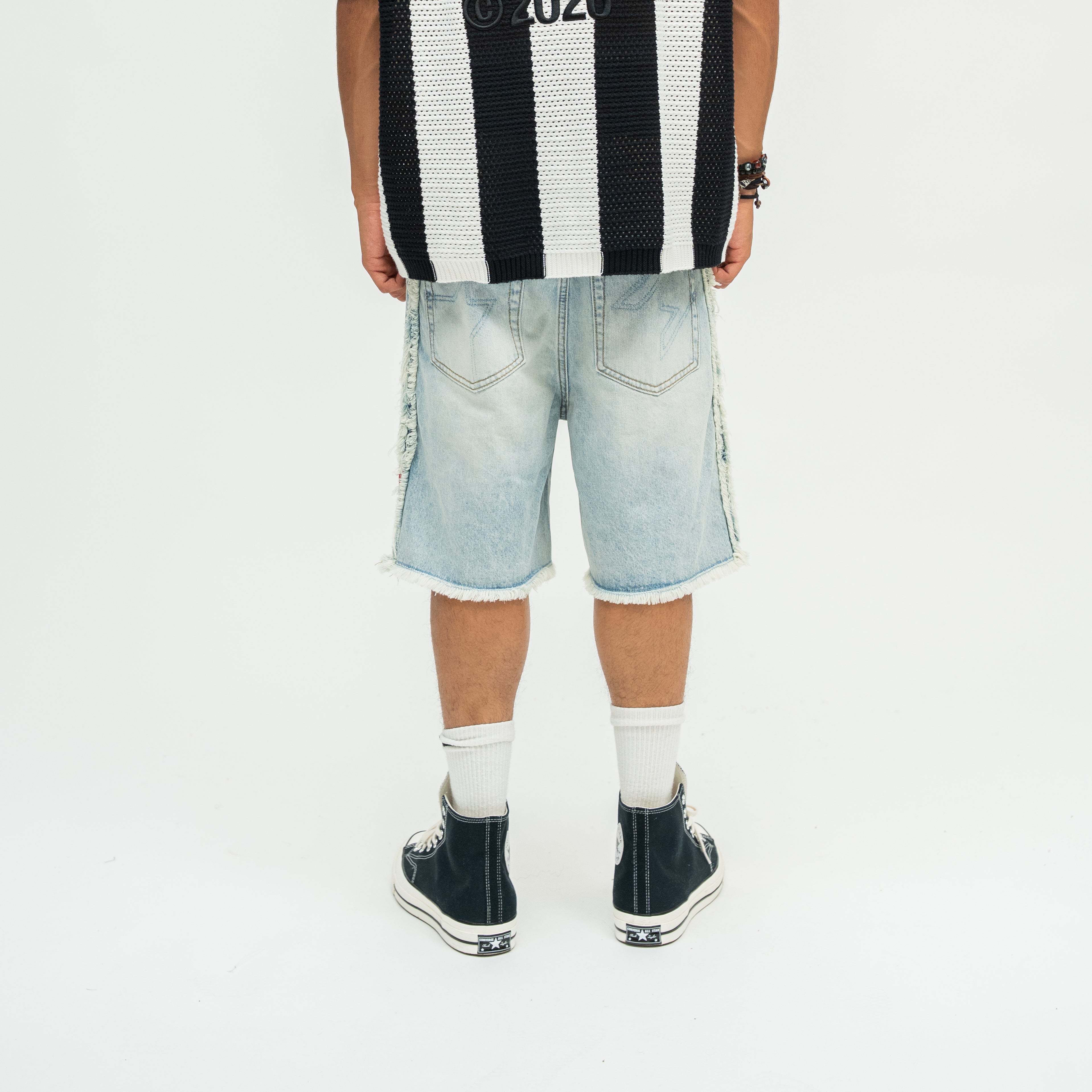 Core Denim Jorts - Blue Wash