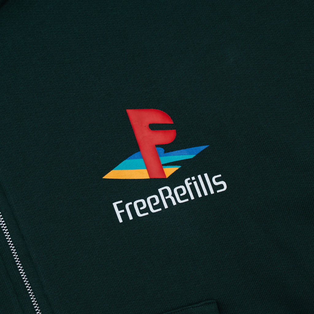 PS Zip-Up Hoodie - Green