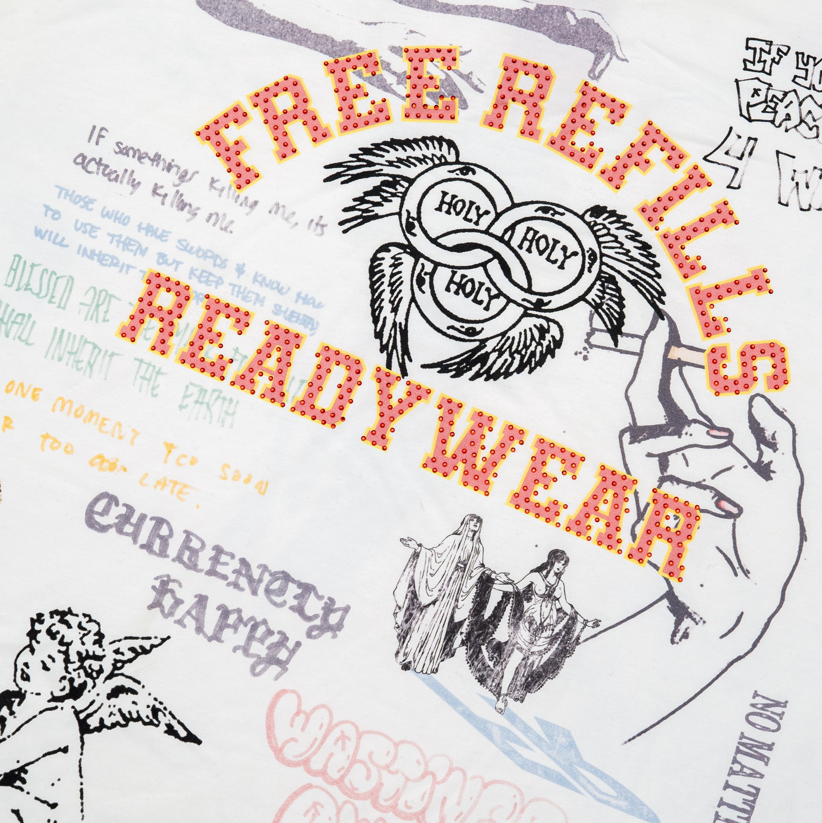 Graffiti Tee - Off White