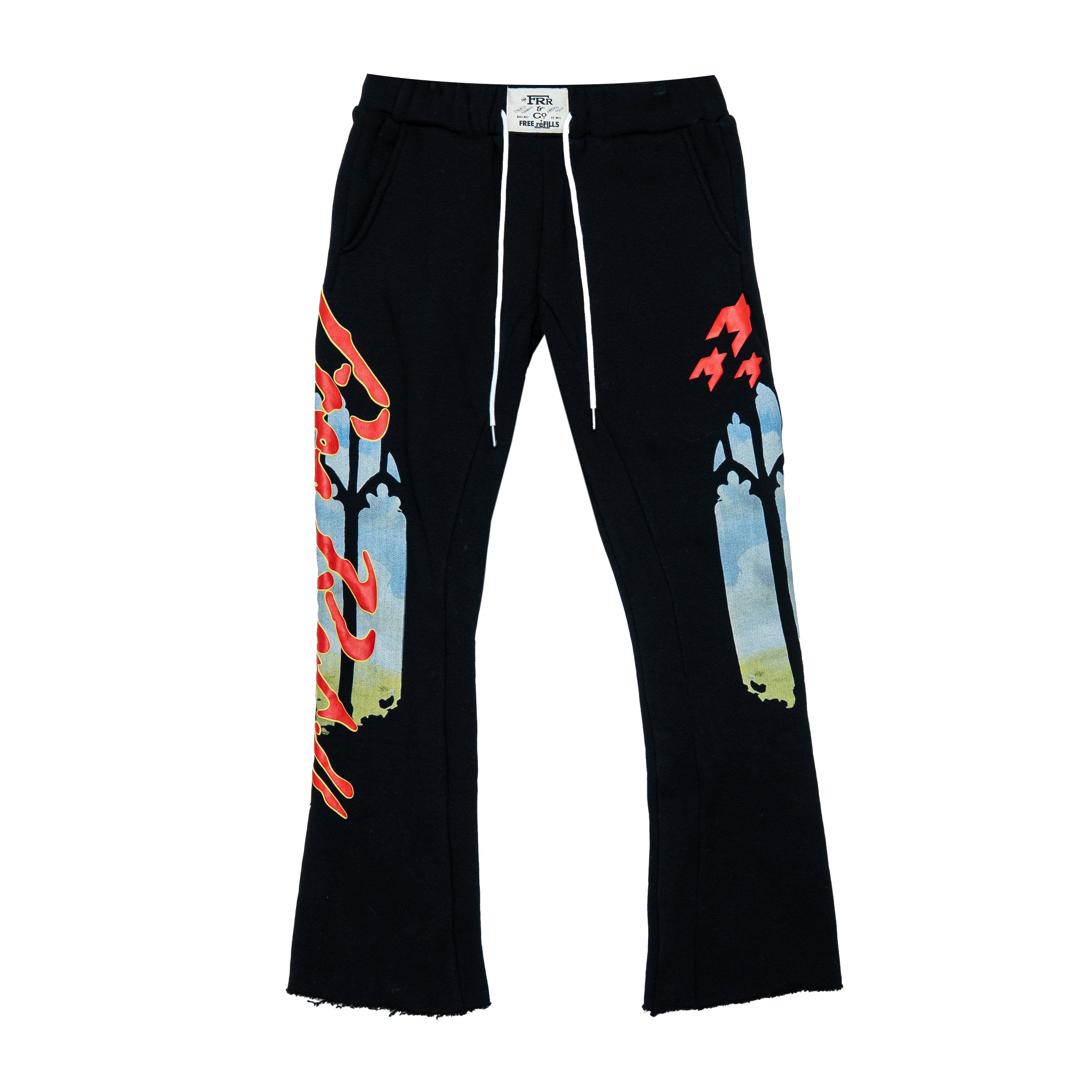 Rehab Flare Sweatpants - Vintage Black