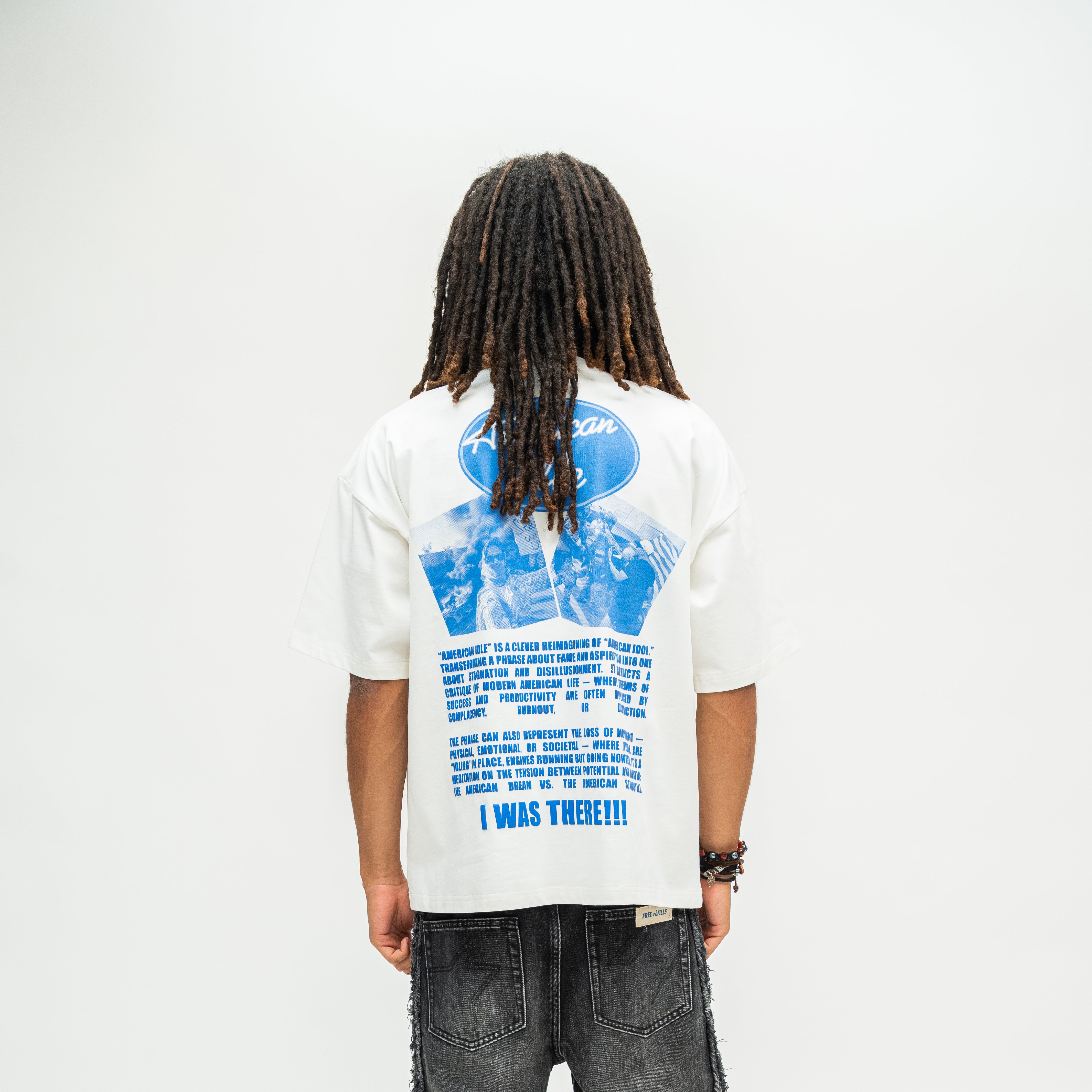American Idle Tee - Cream
