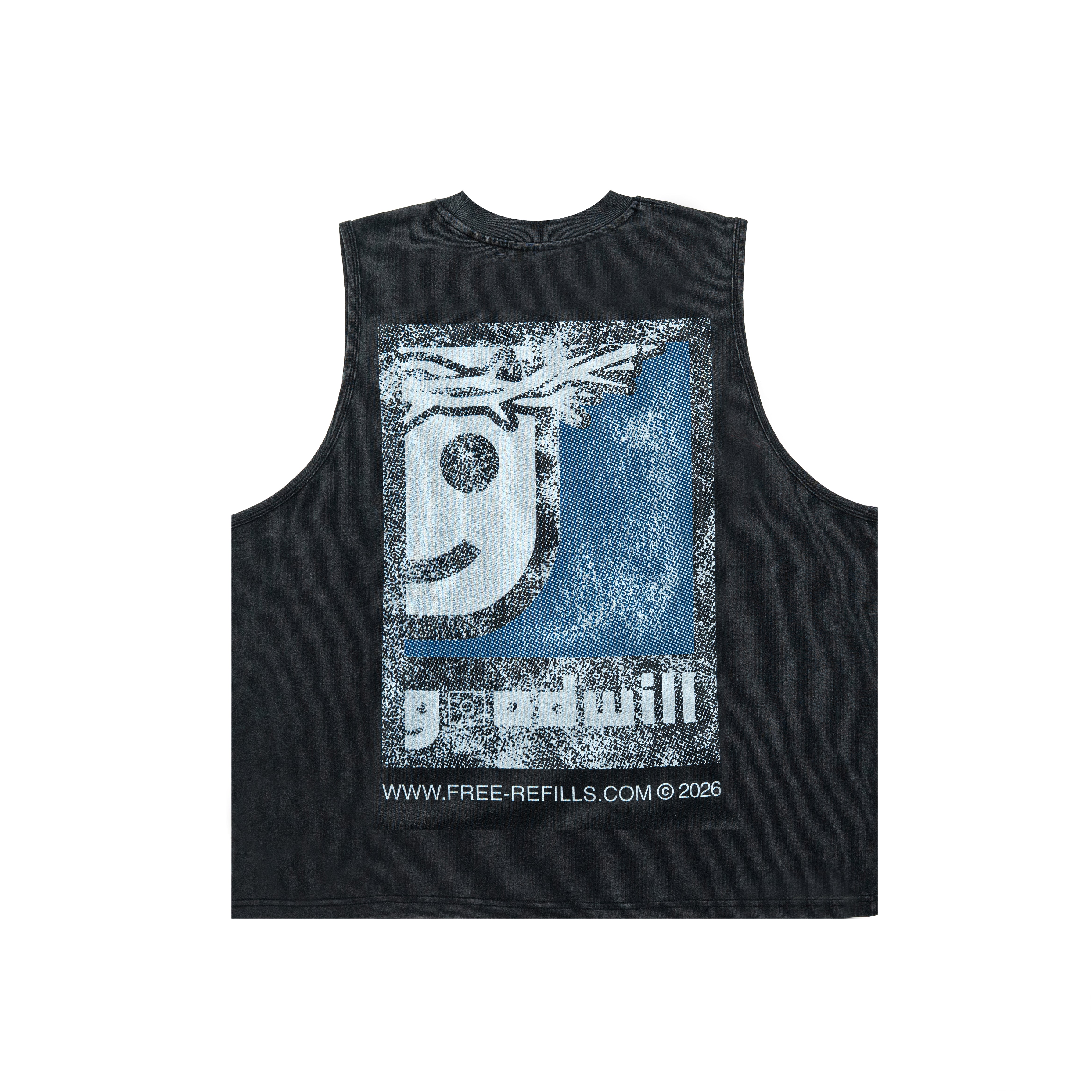 Goodwill Cut-Off Tee - Black