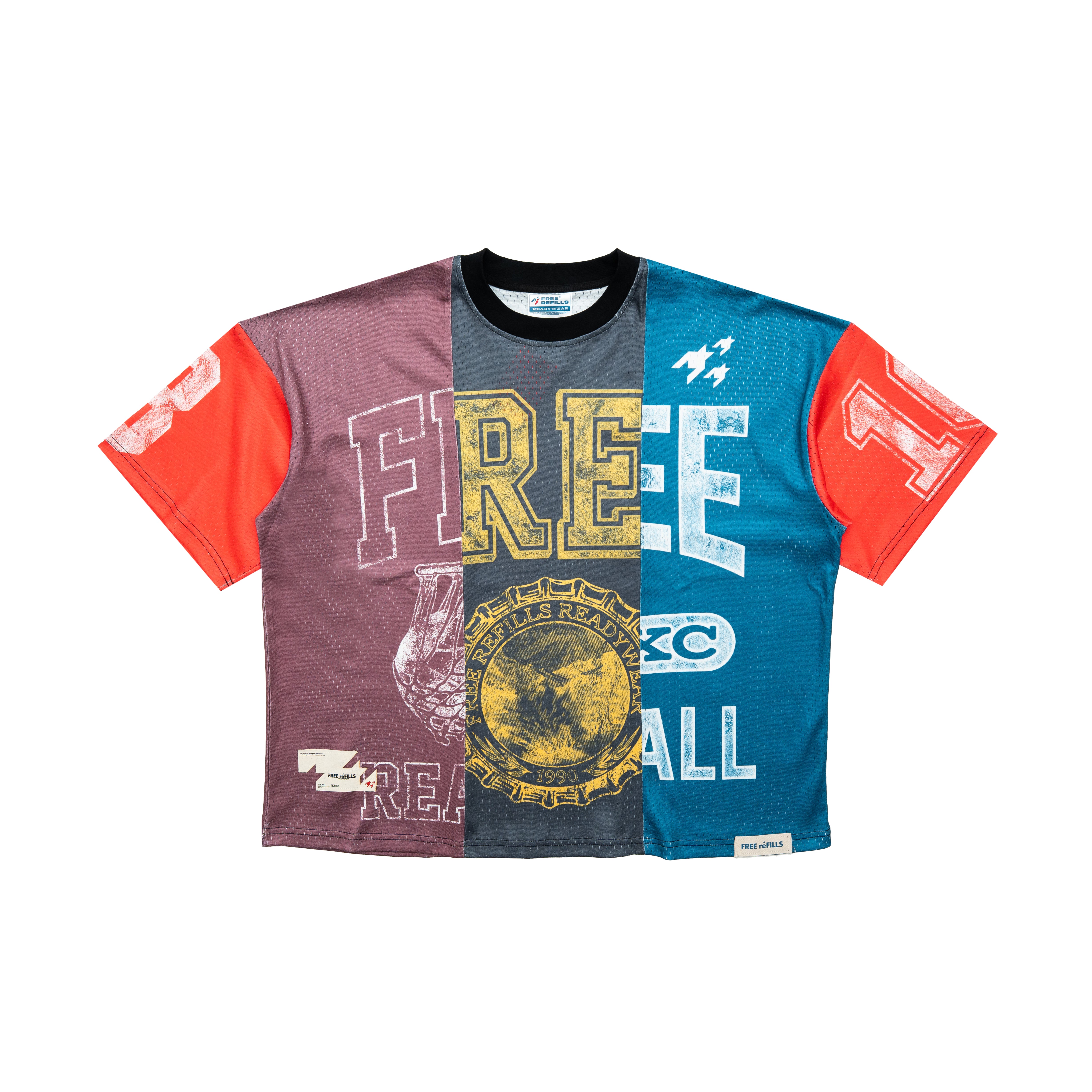 Split Jersey - Black Multi