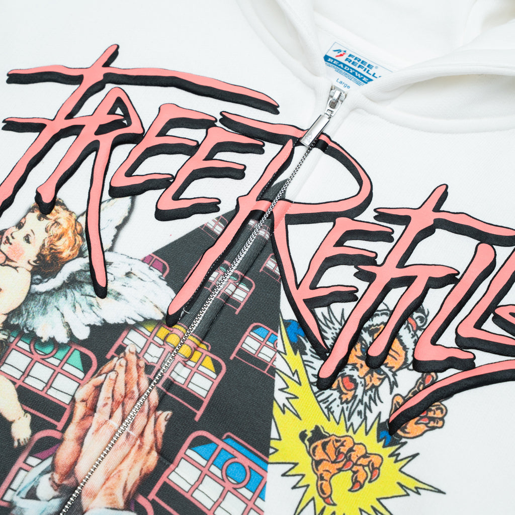 Floyd Zip-Up Hoodie - Off White