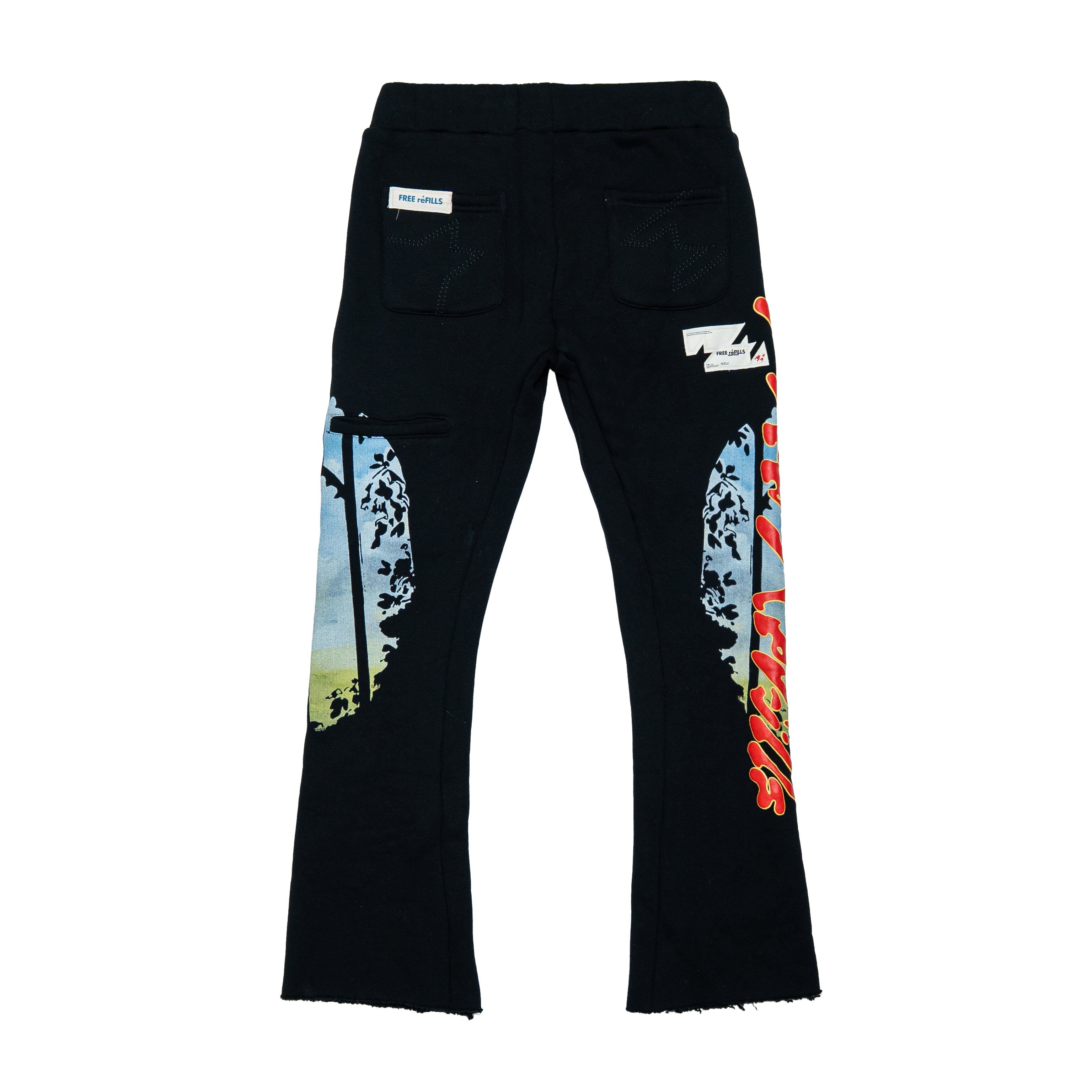 Rehab Flare Sweatpants - Vintage Black