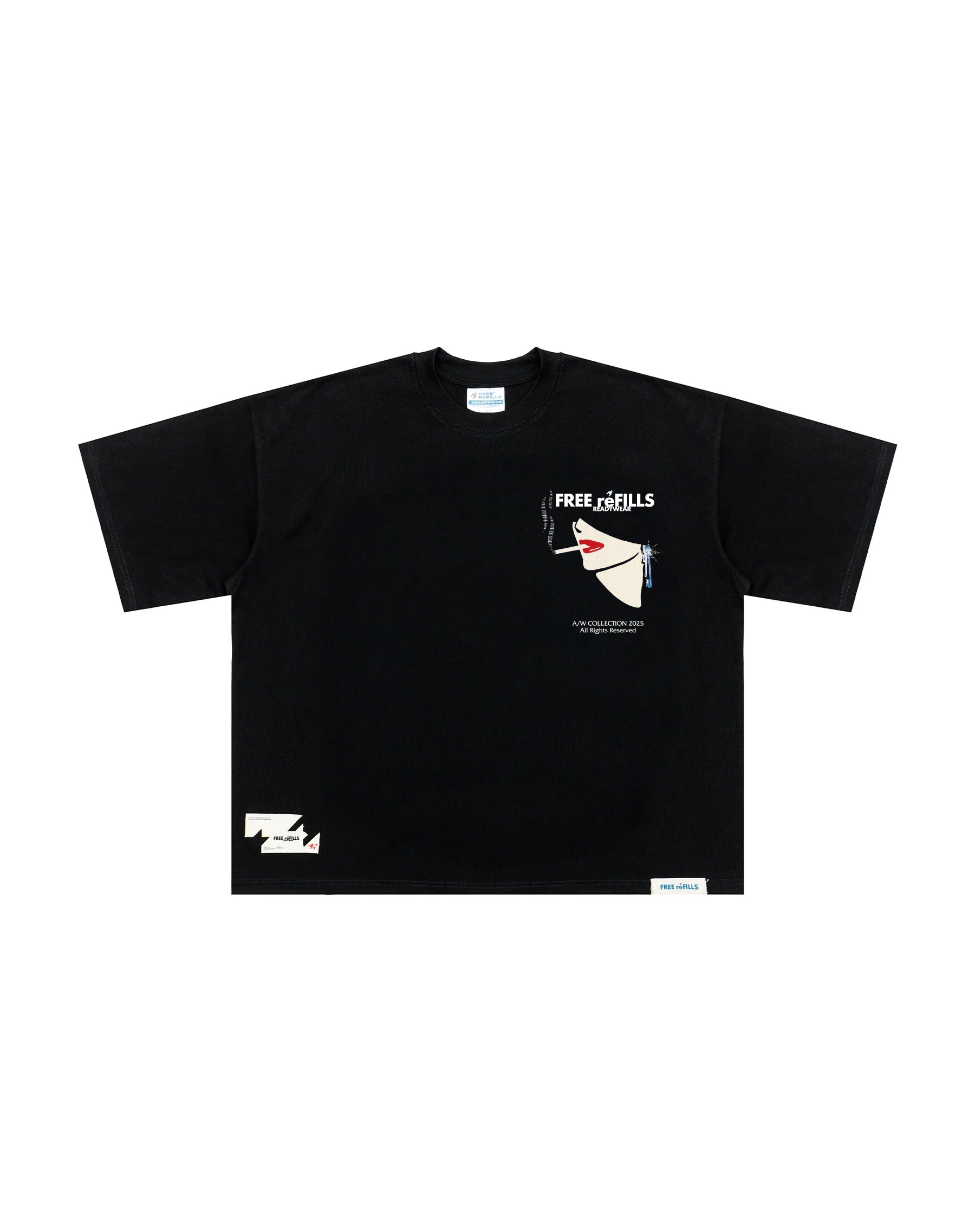 Ash Tray Tee - Vintage Black