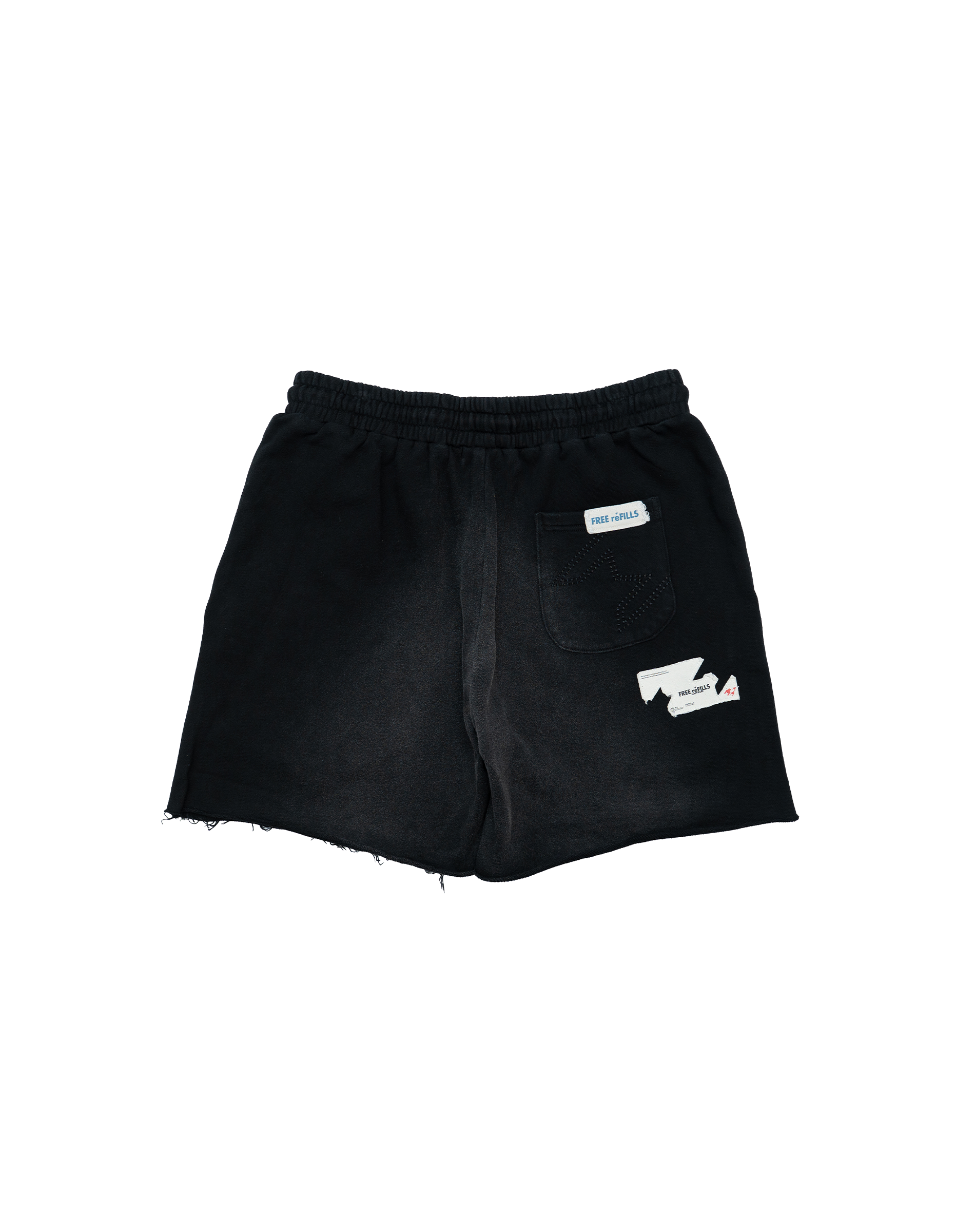 FR Gem Shorts - Washed Black