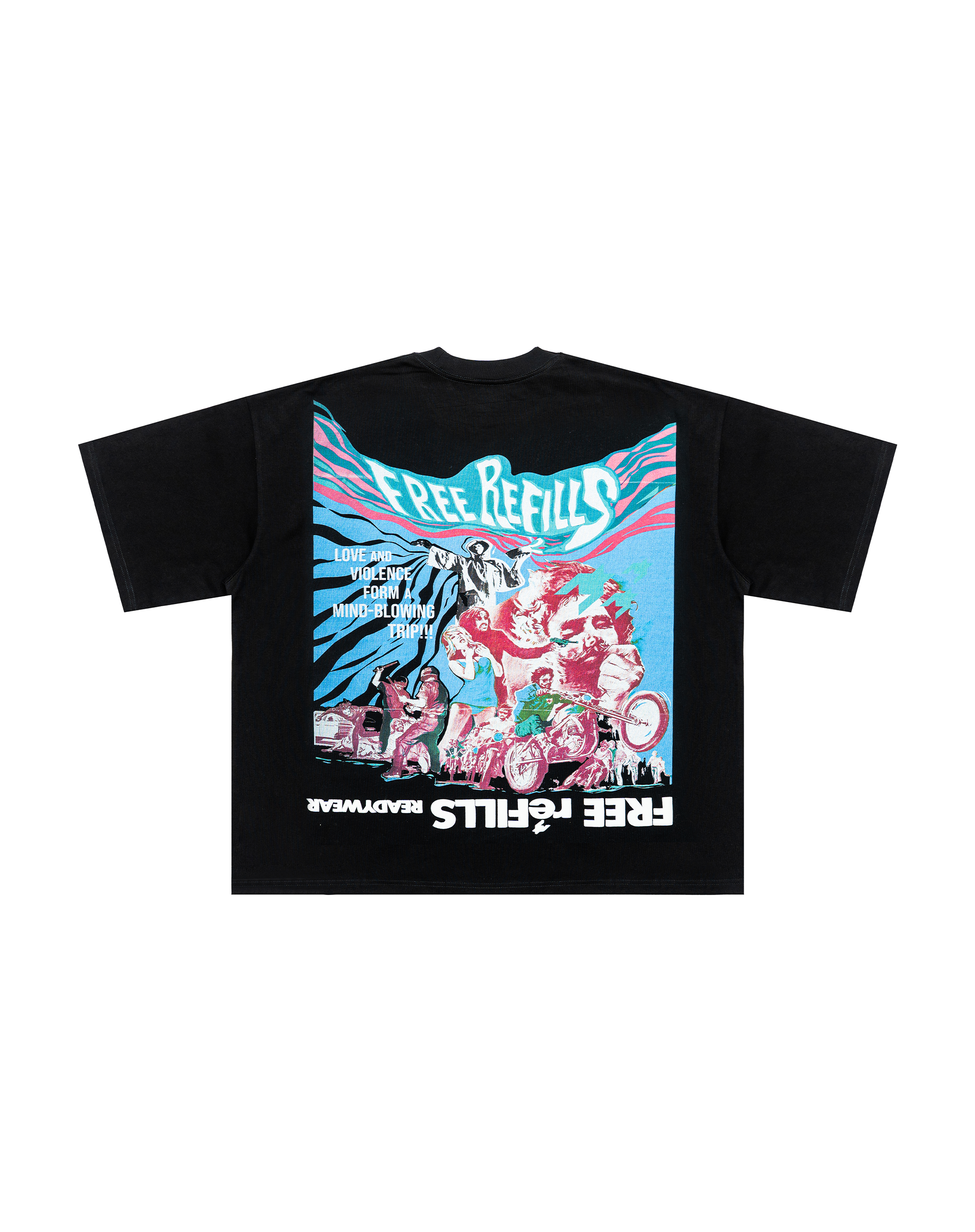 Love and War Tee - Vintage Black