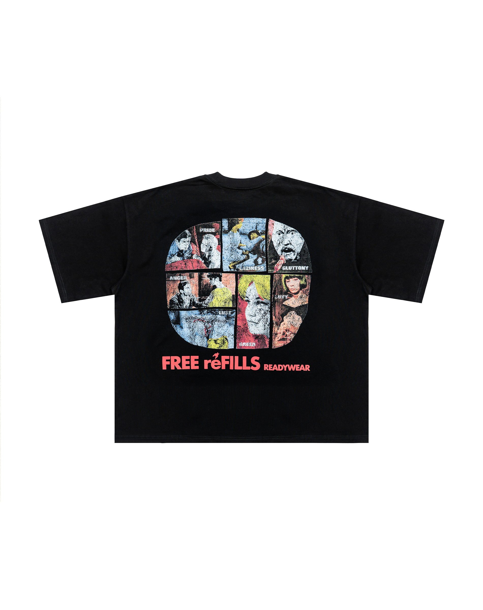 Sins Tee - Vintage Black