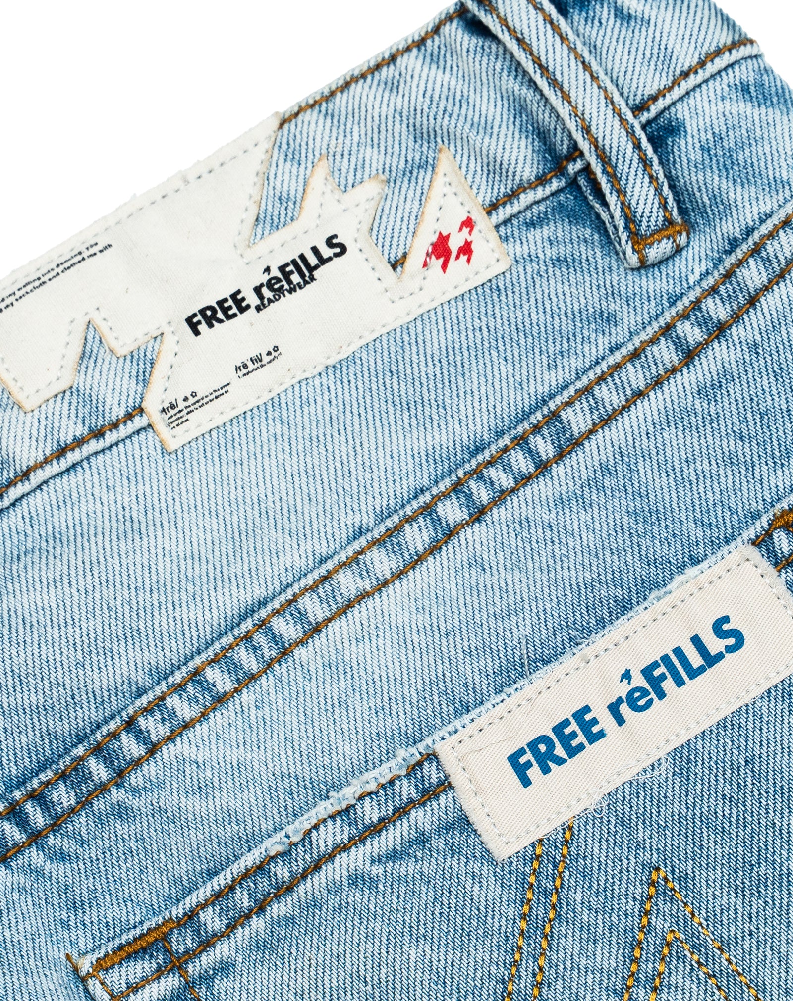 Cathedral Denim Pants - Washed Blue