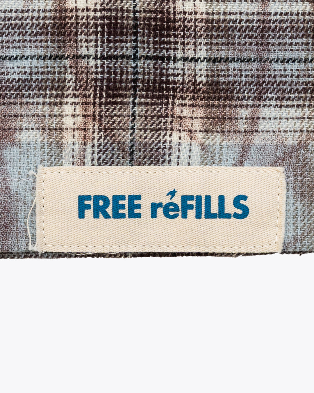 FR Cropped Flannel - Washed Brown