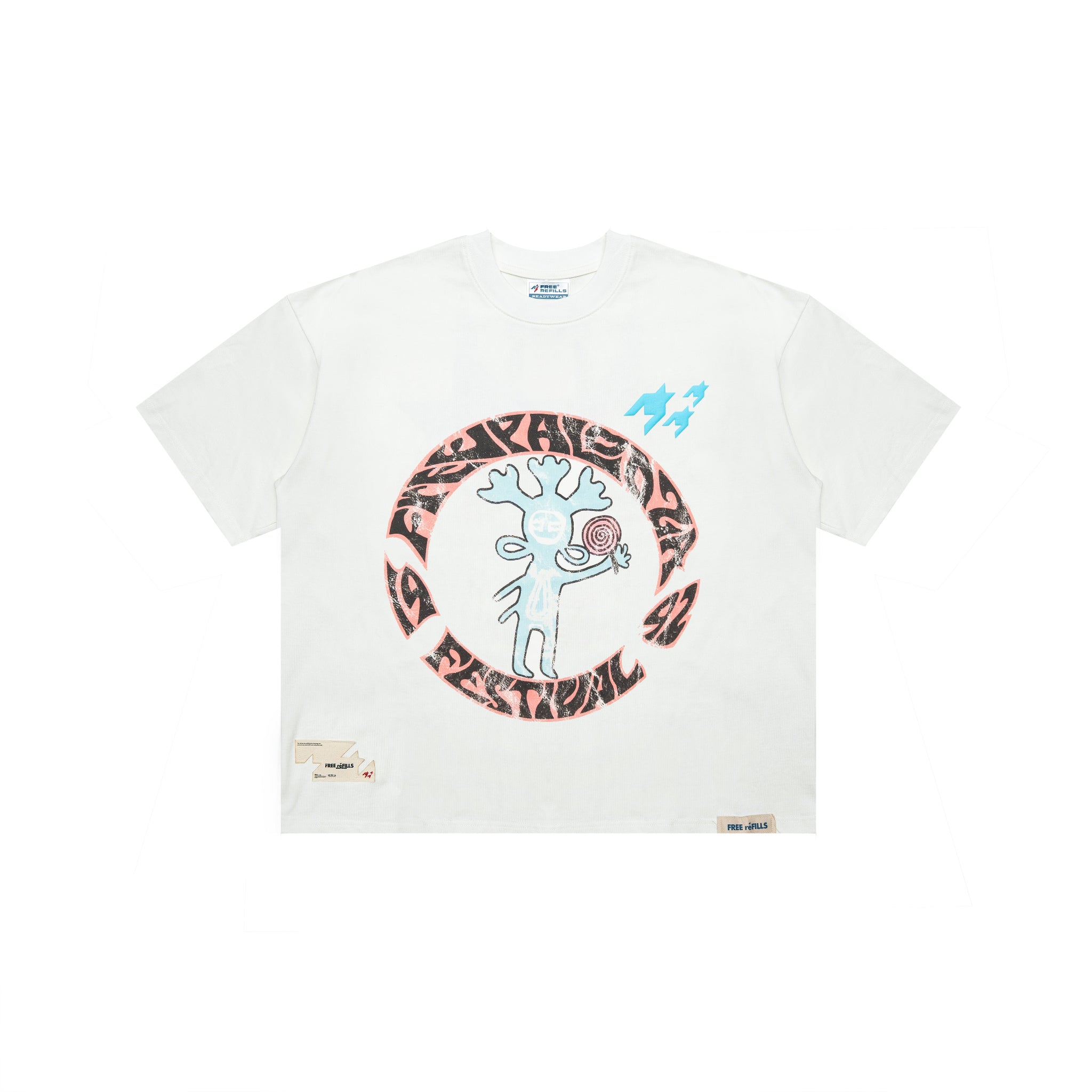 Freepalooza Tee - Cream
