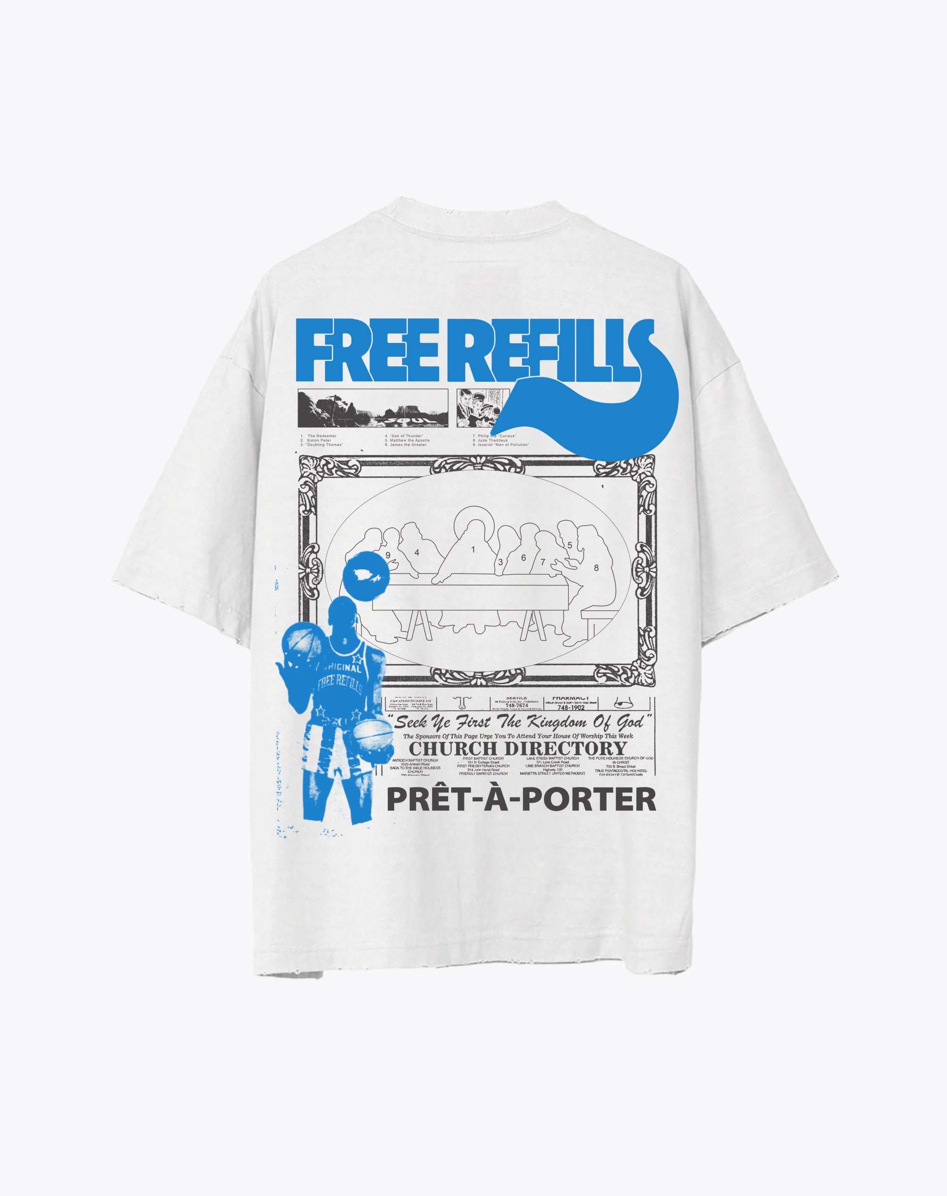 Last Supper Tee - Vintage White