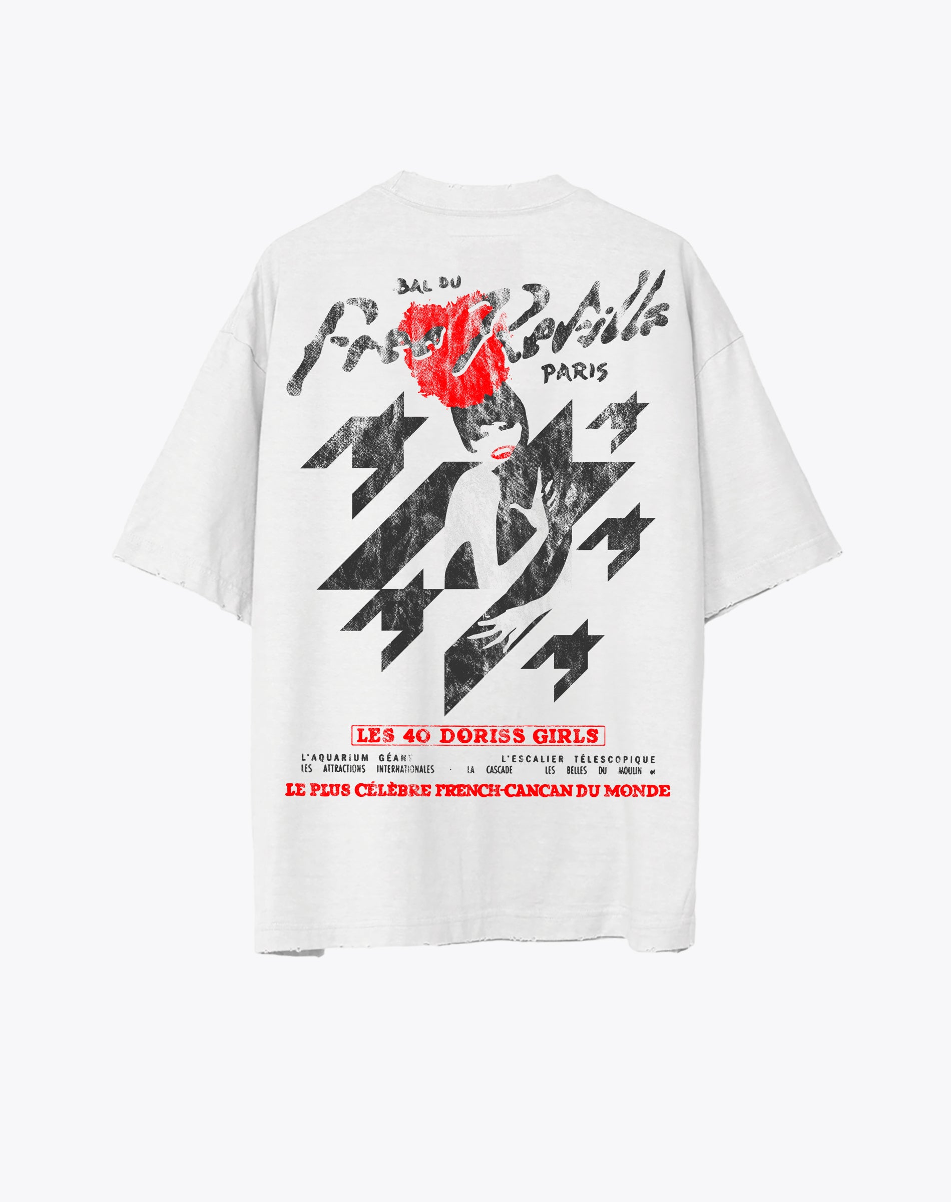 Moulin Rouge Tee - White