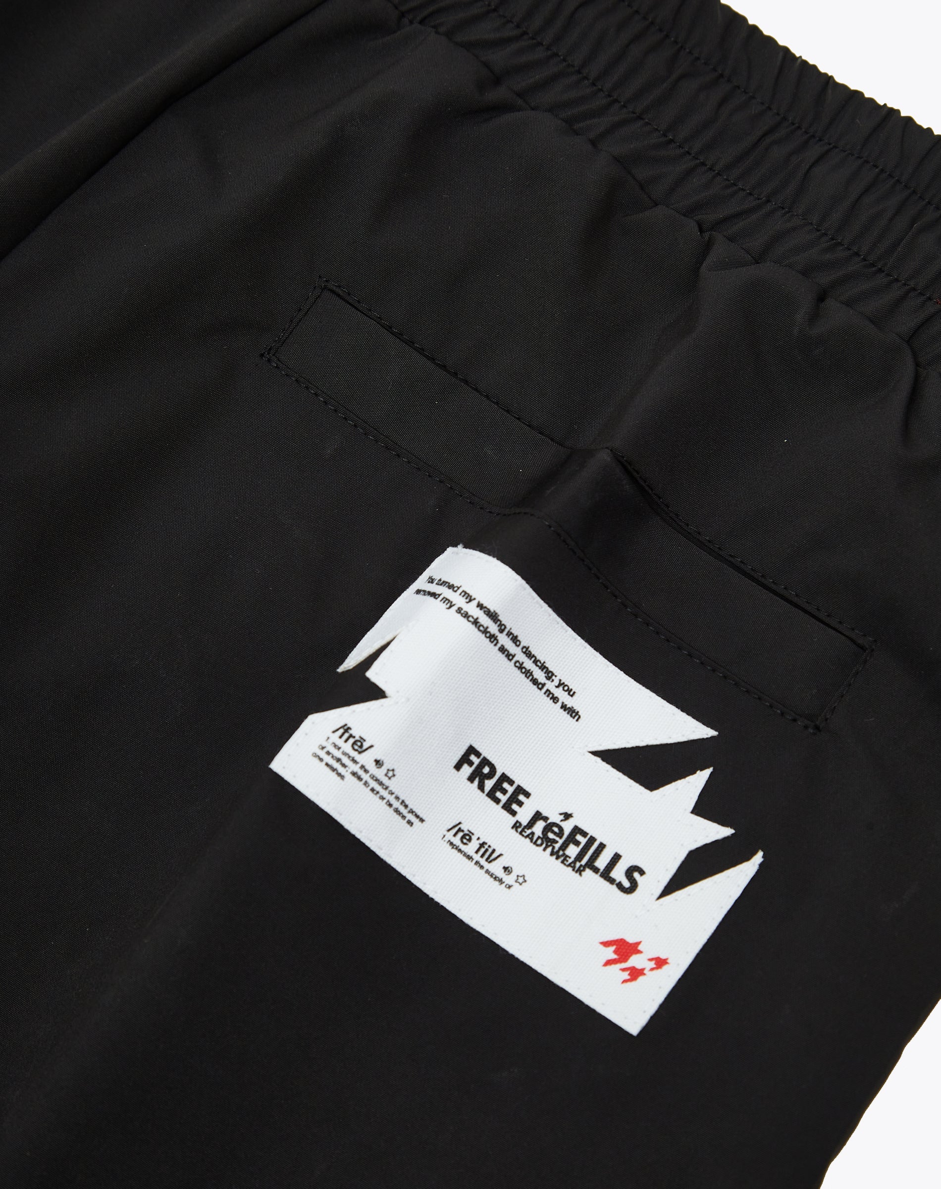 Pills Nylon Shorts - Black