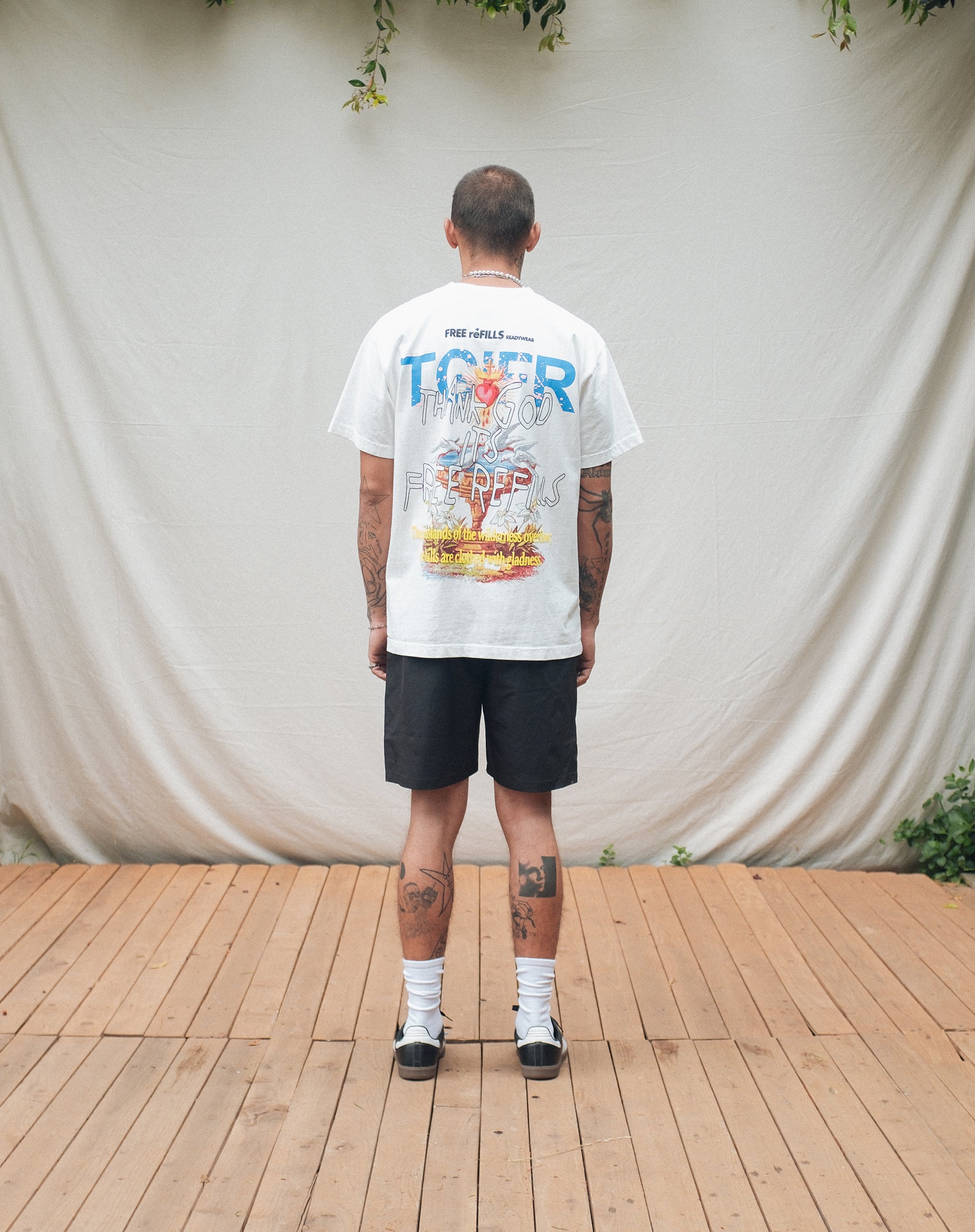 Pills Nylon Shorts - Black