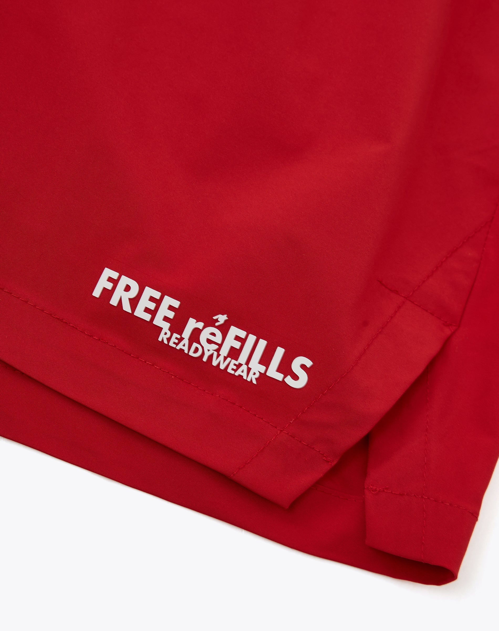 Pills Nylon Shorts - Red