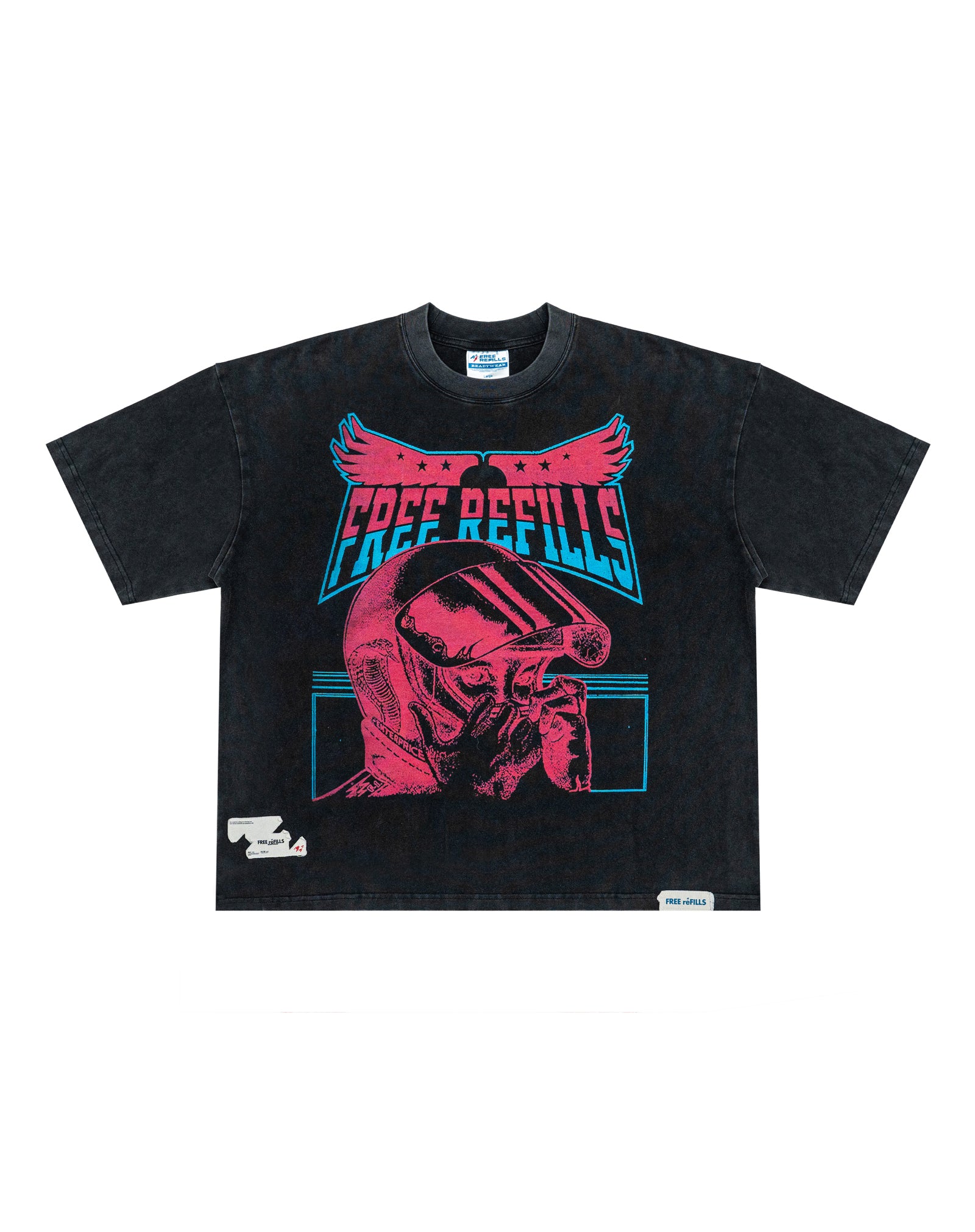 Racer Tee - Vintage Black
