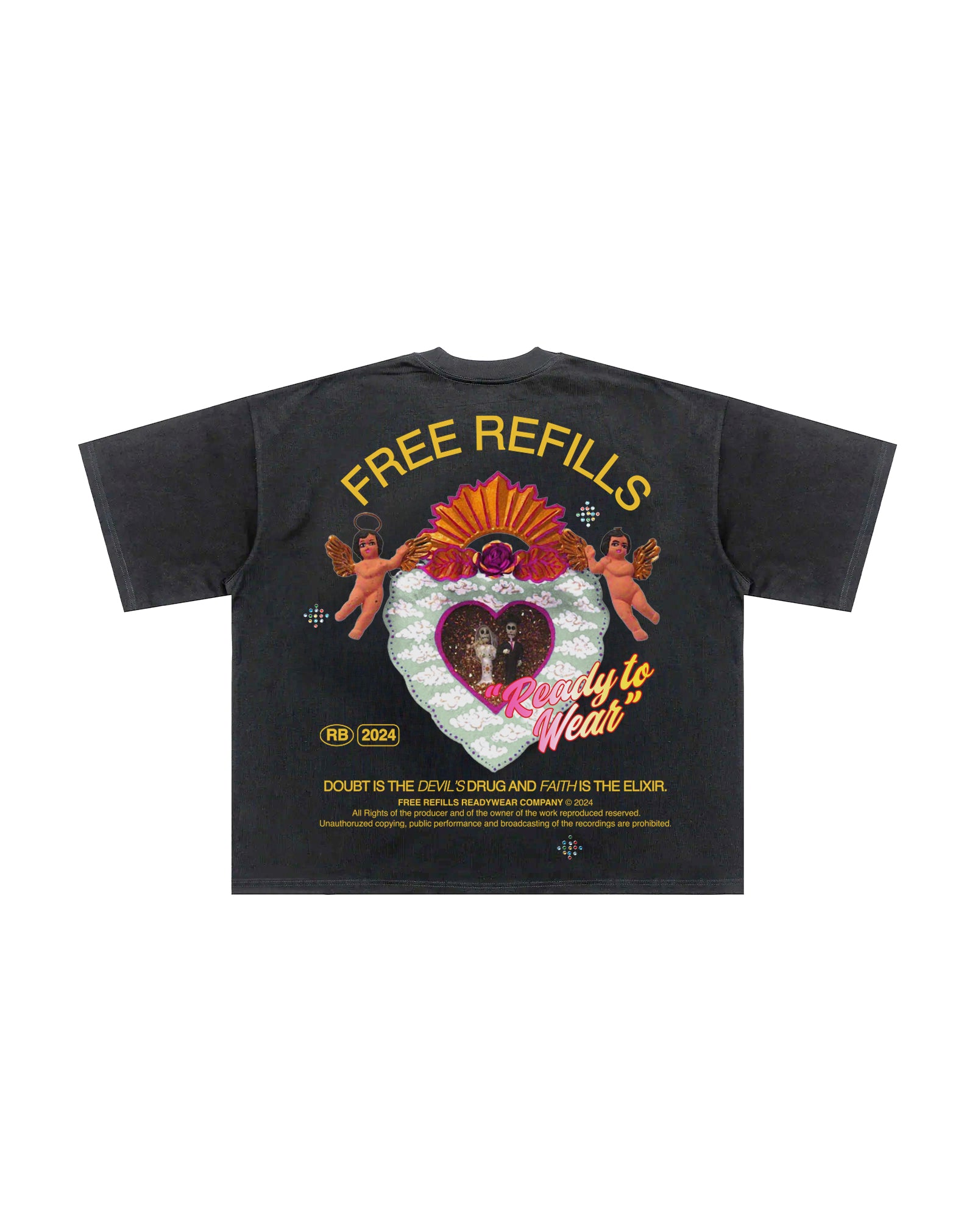 Sacred Tee - Vintage Gray