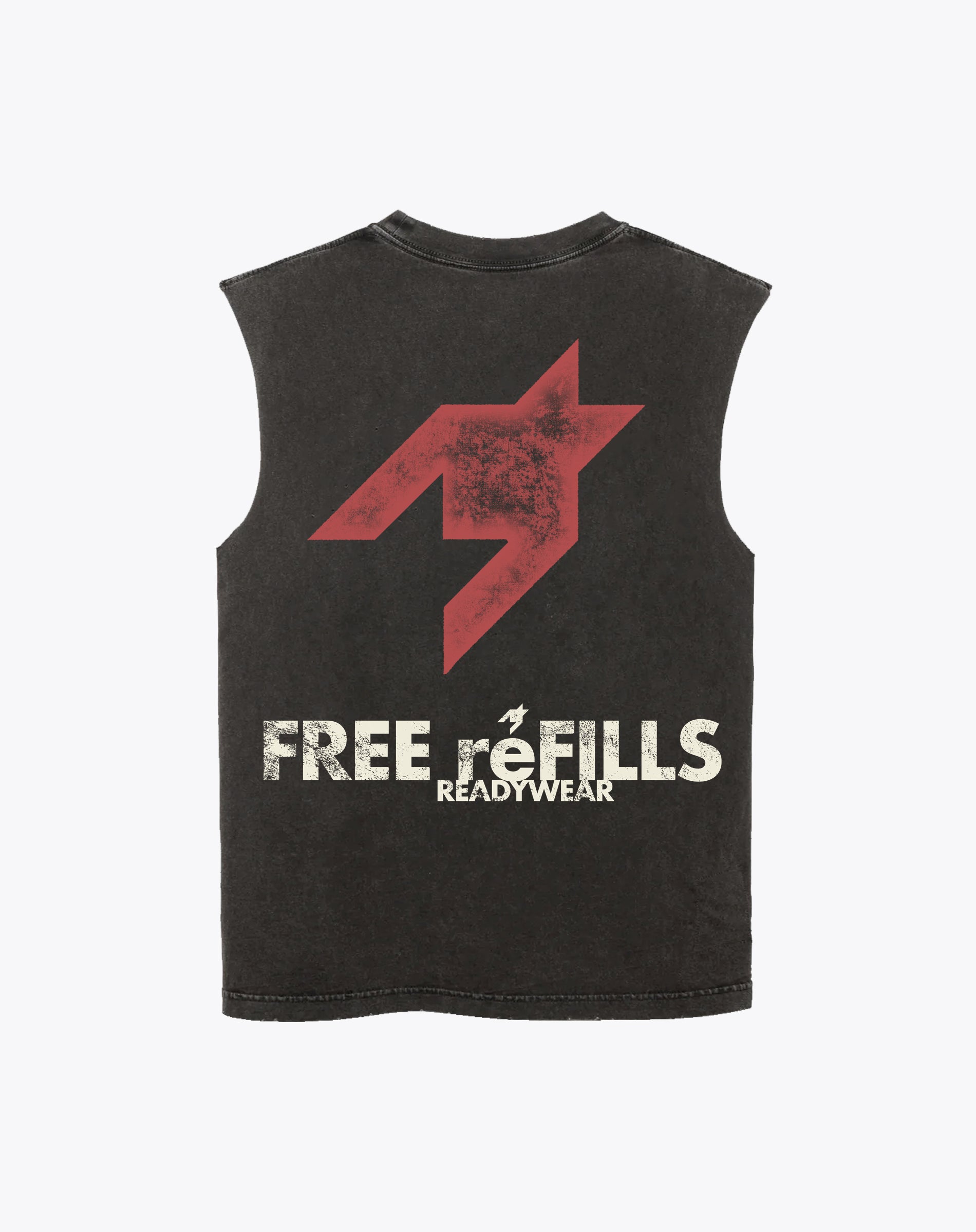 Stallion Cutoff Tee - Black