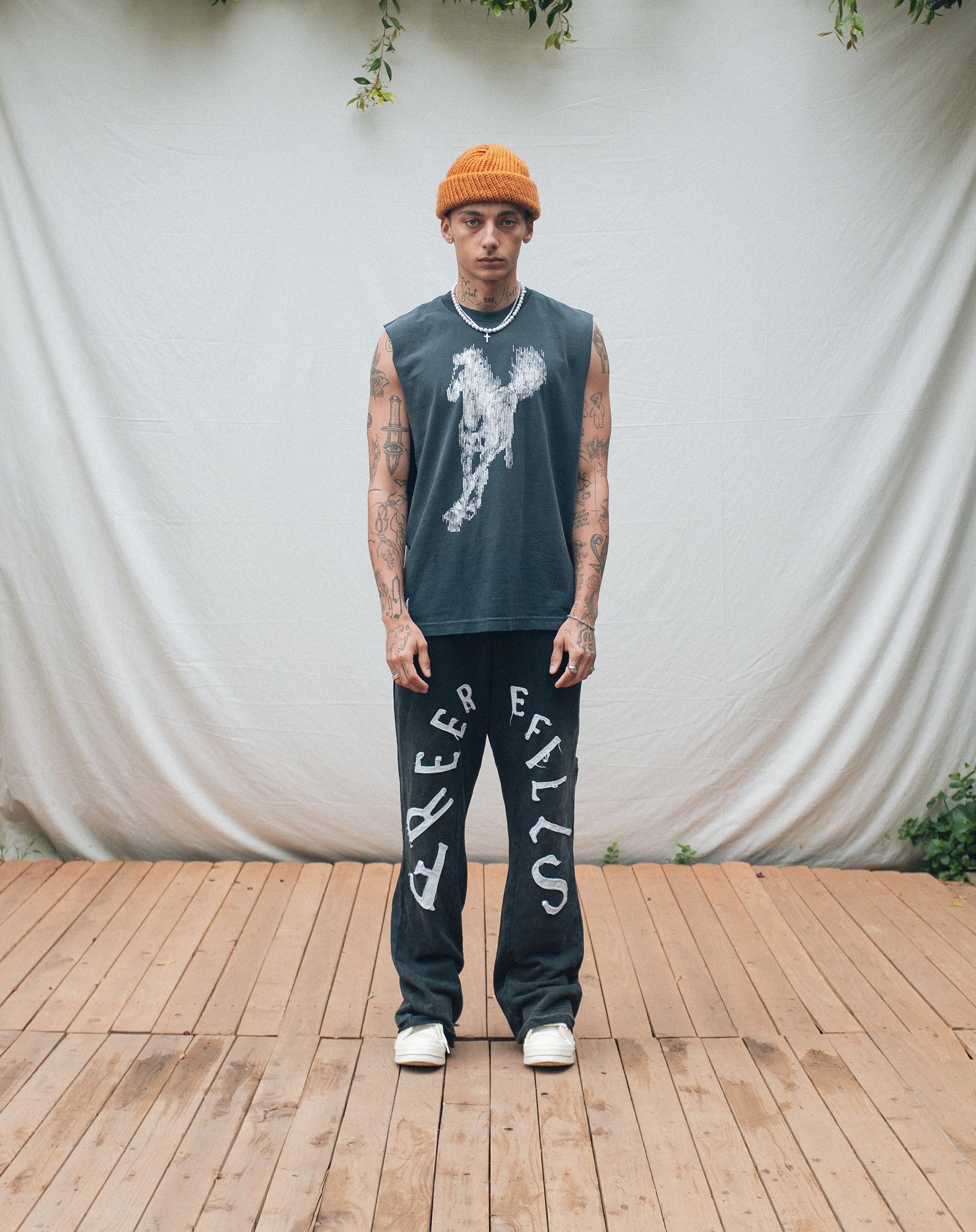 Stallion Cutoff Tee - Black