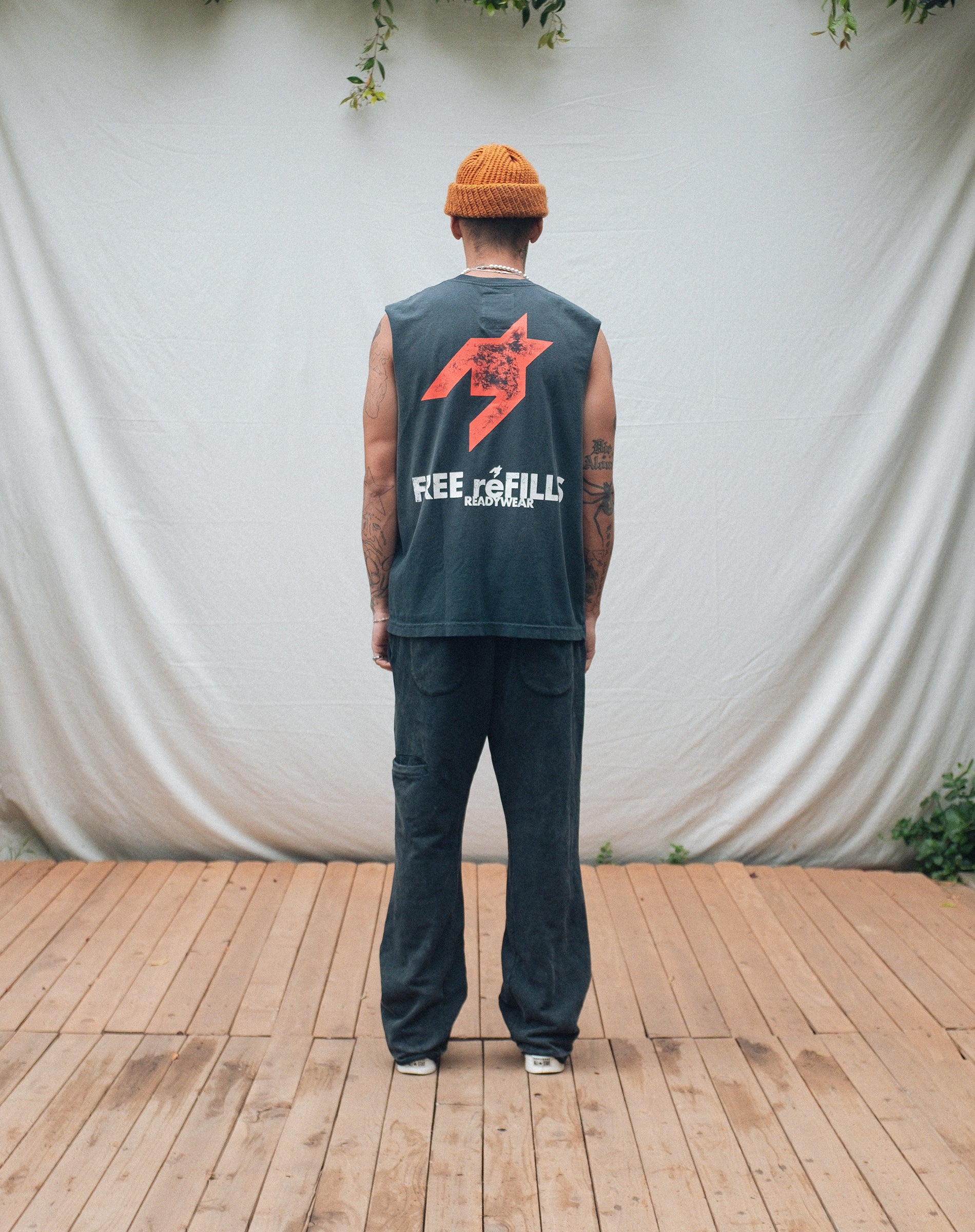 Stallion Cutoff Tee - Black