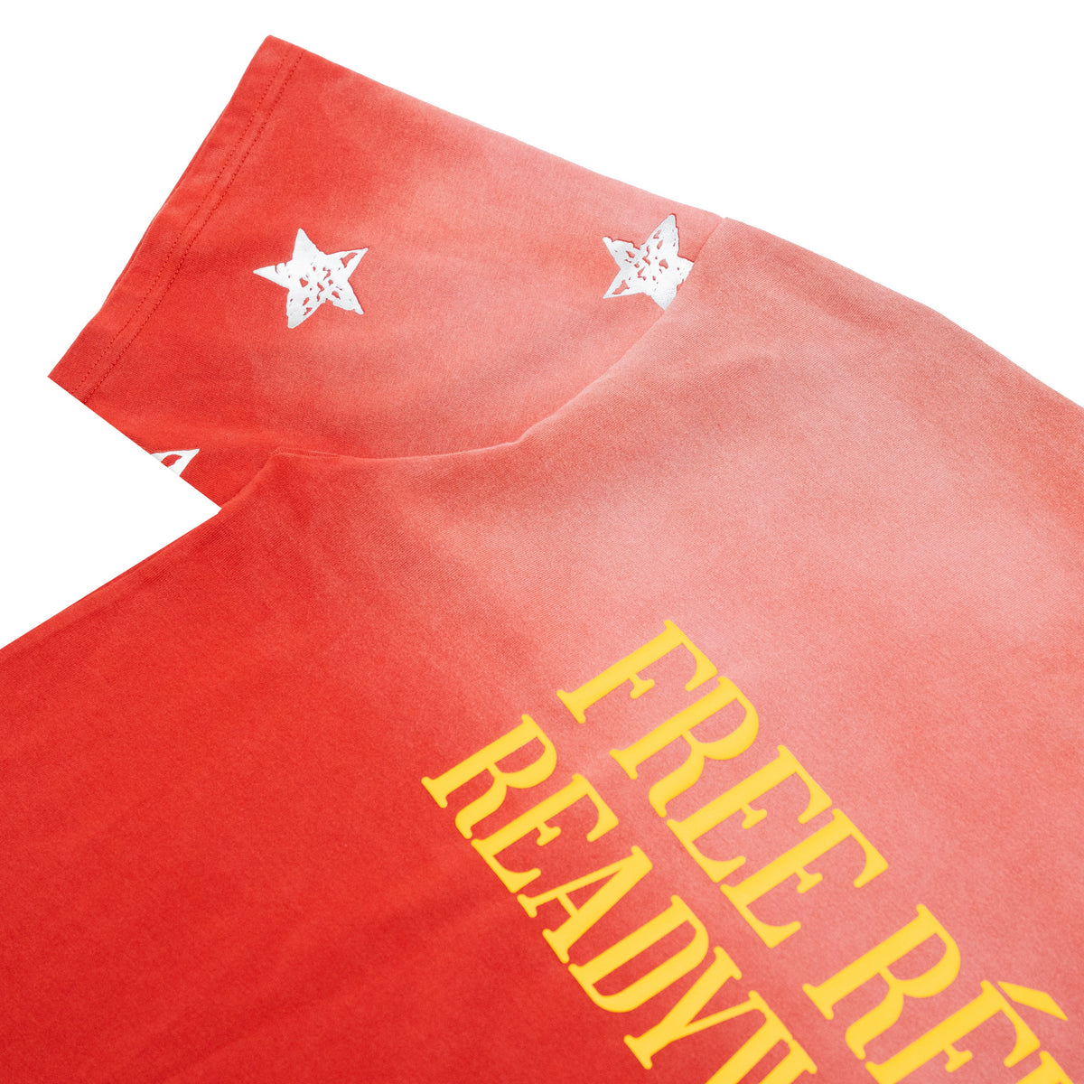 Starry Sun Fade Tee - Red