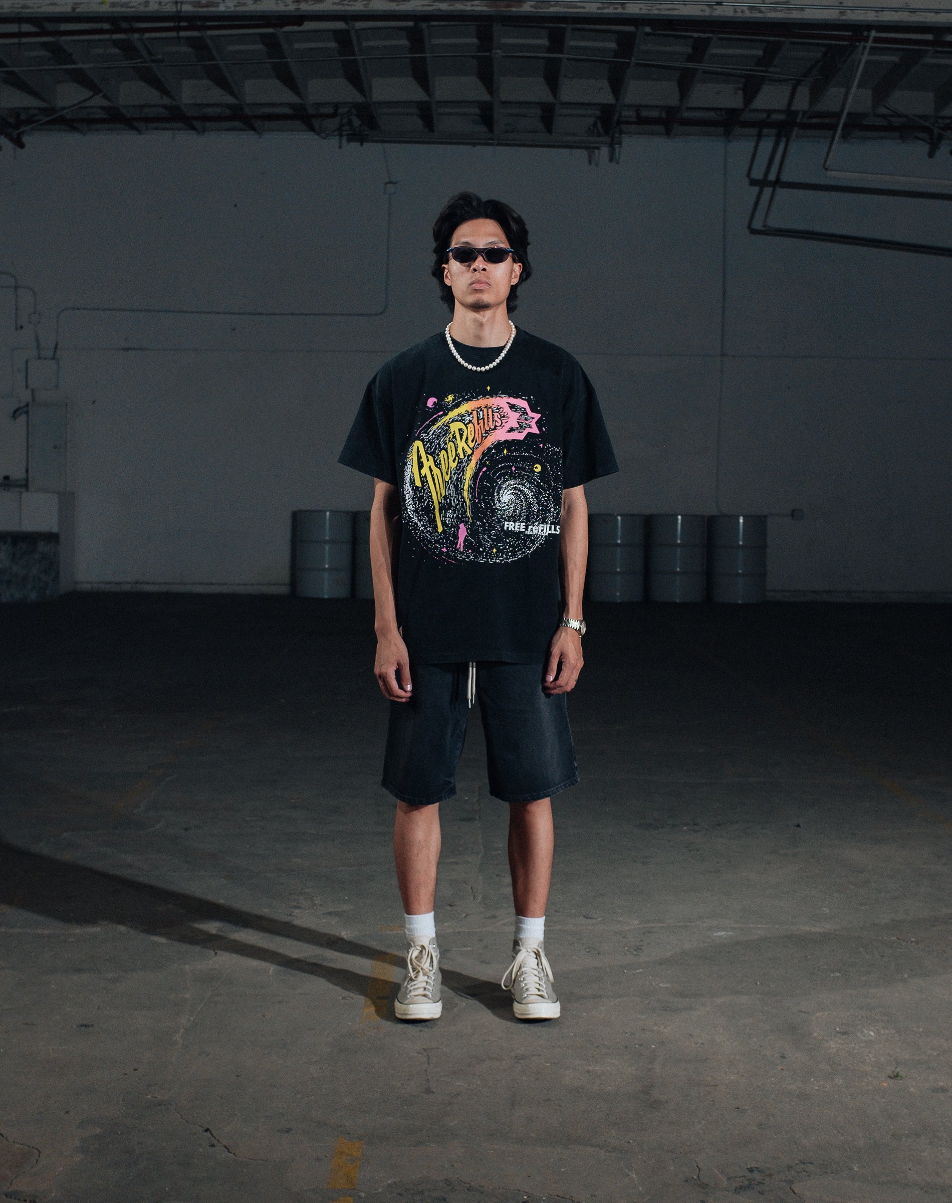 Wanders Tee - Vintage Black