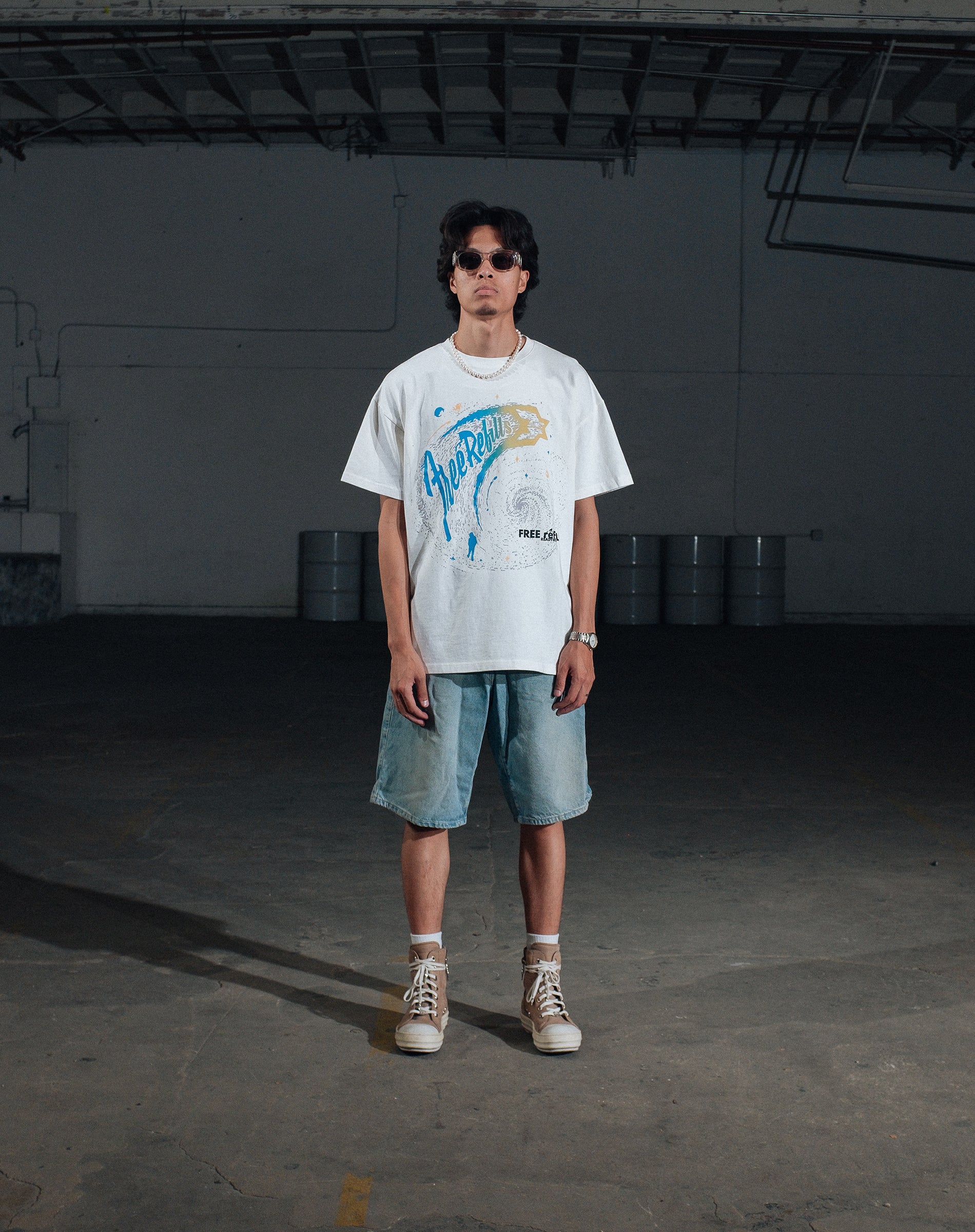 Wanders Tee - Vintage White