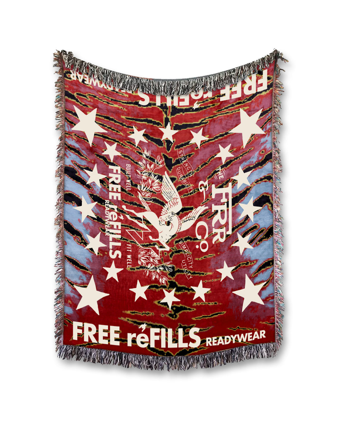 FR Woven Tapestry Blanket