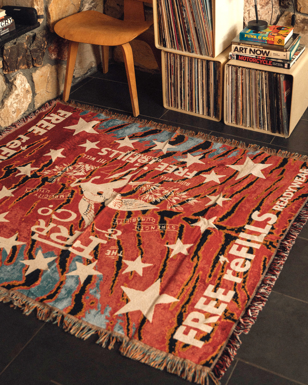 FR Woven Tapestry Blanket