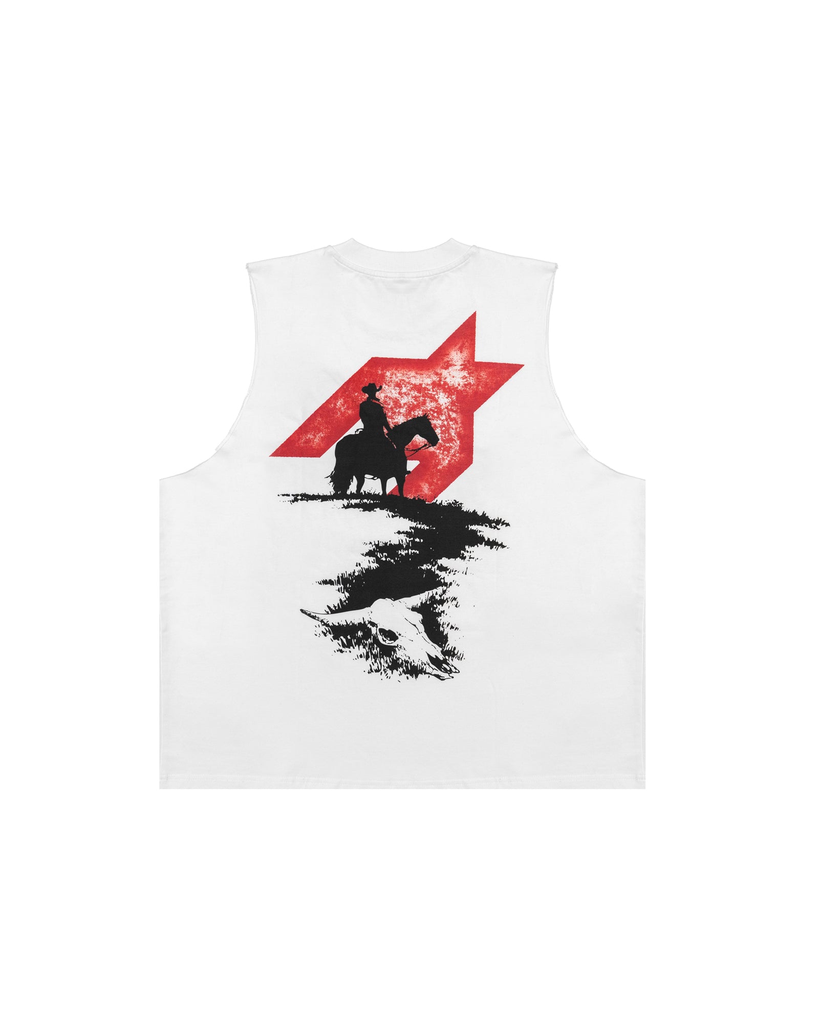 Yellowstone Cut Off Tank - Off White