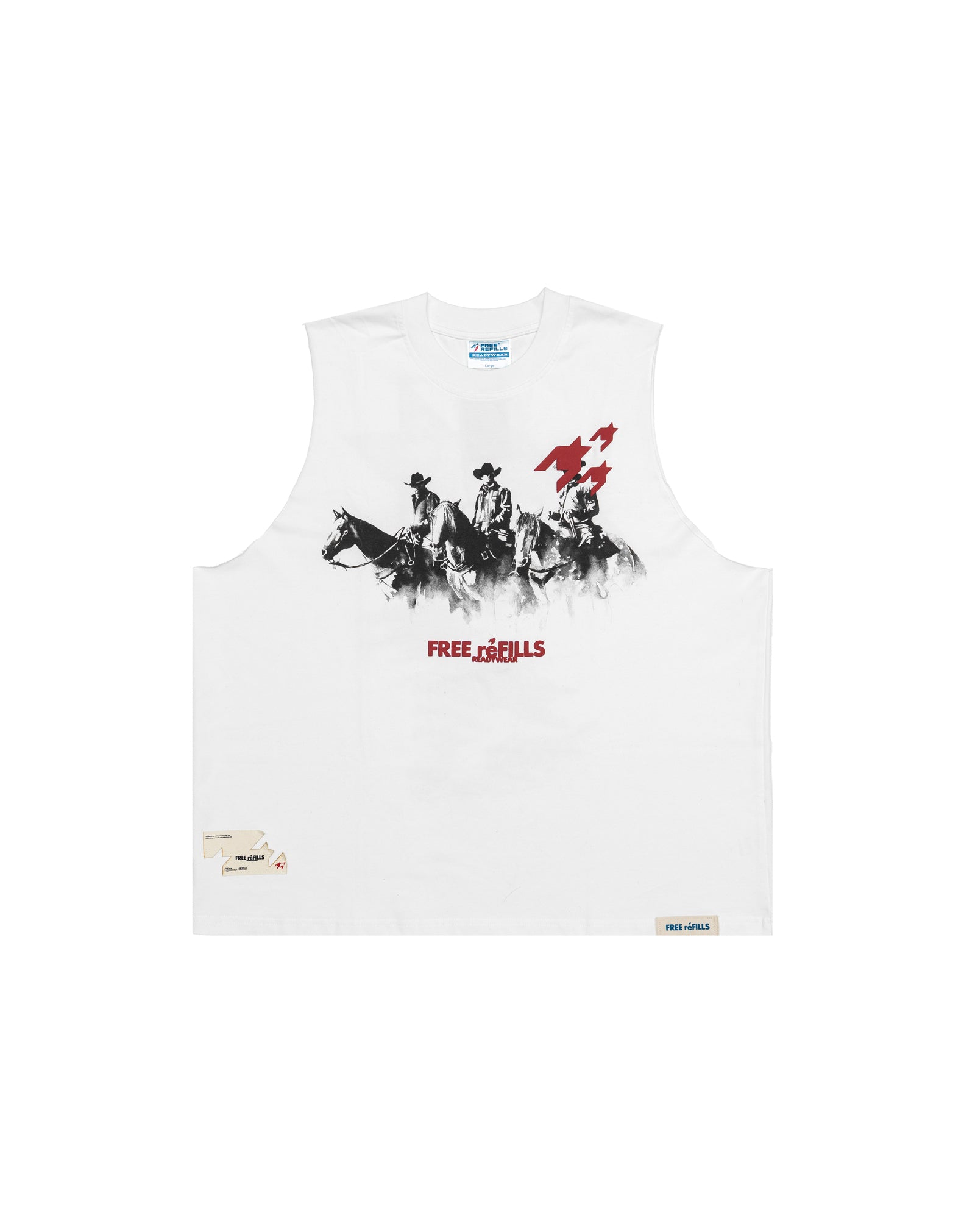 Yellowstone Cut Off Tank - Off White